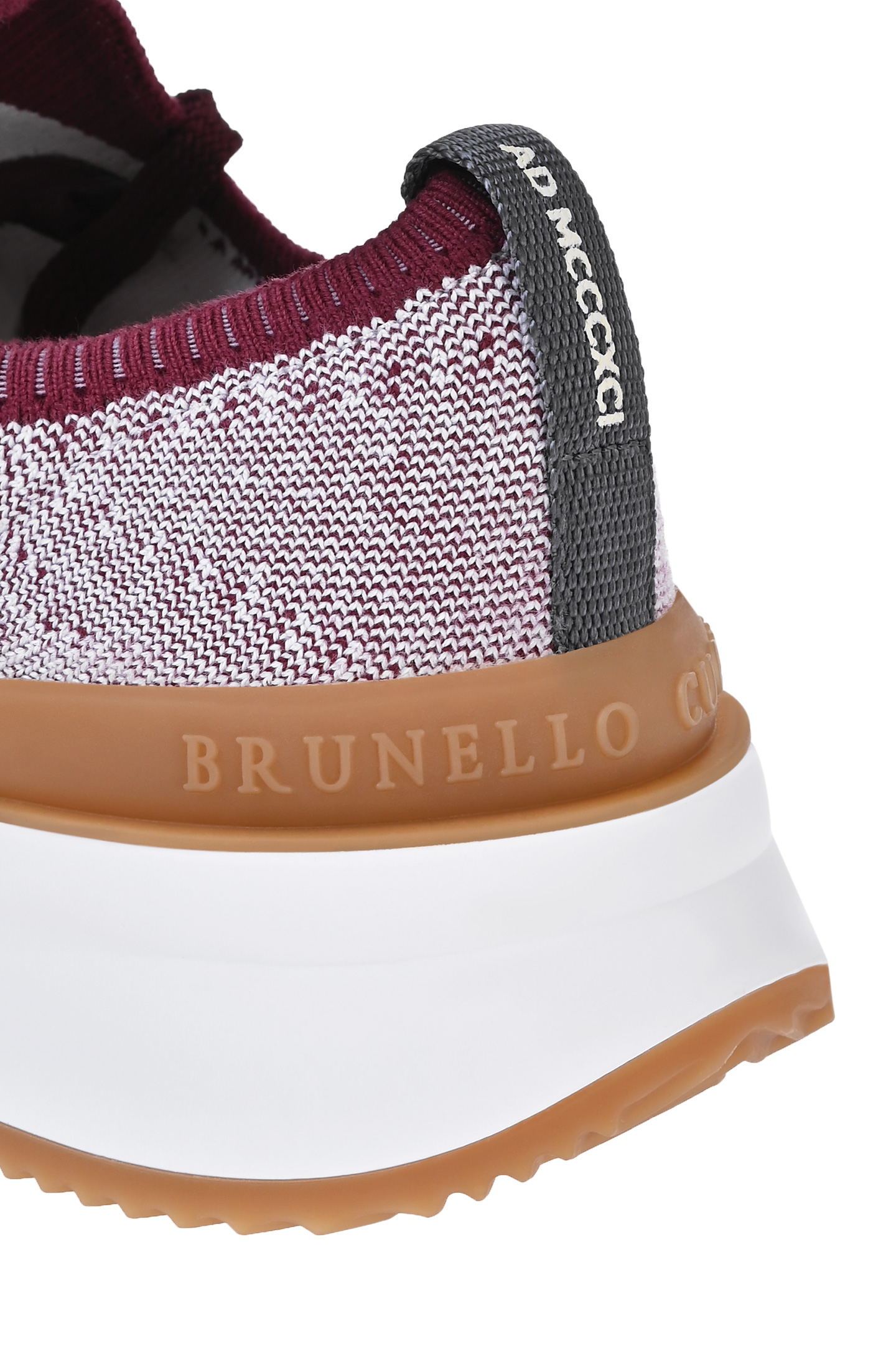 Кроссовки BRUNELLO  CUCINELLI MZUKISO250 , цвет: Бордовый, Мужской