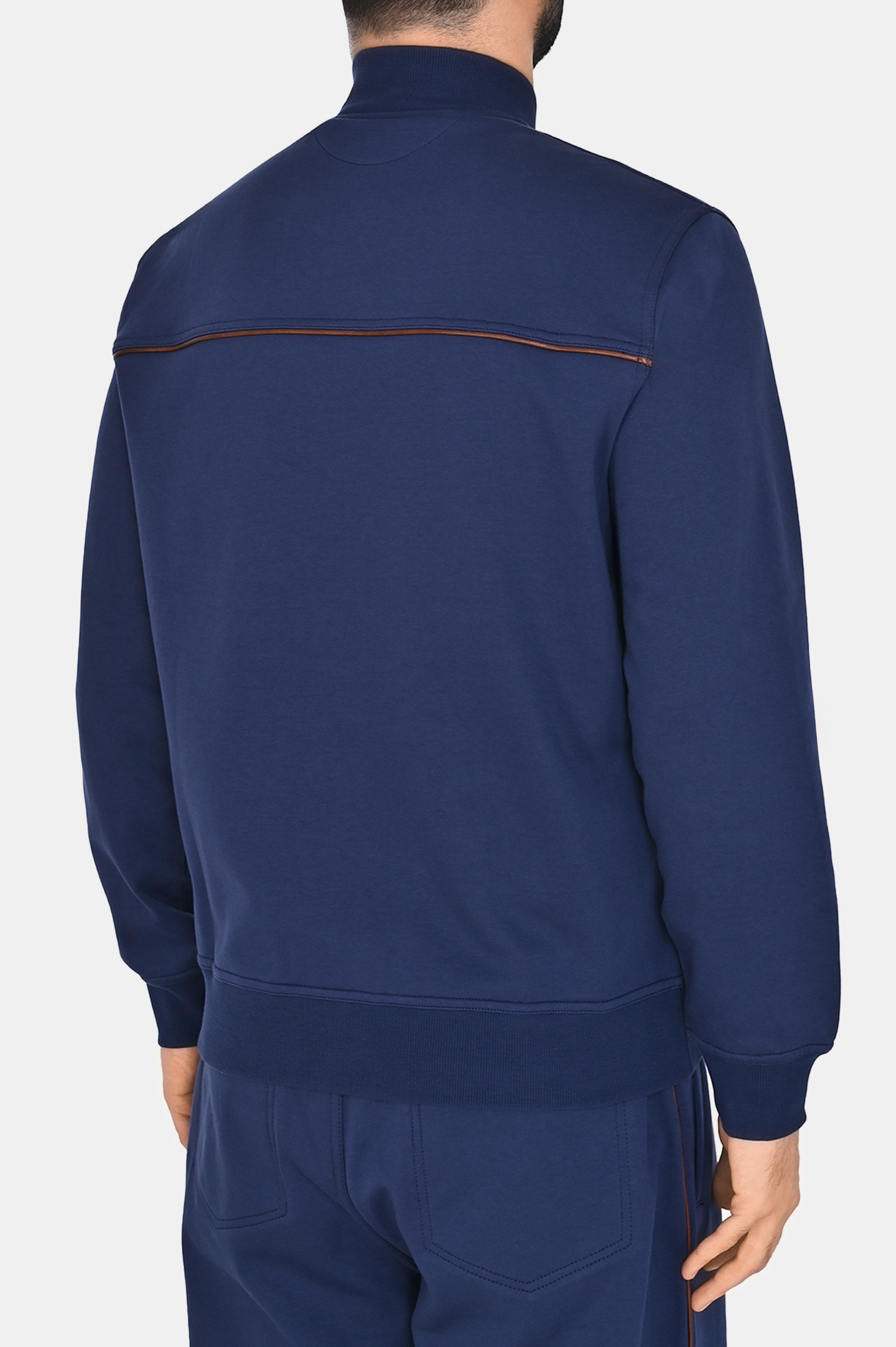 Куртка спорт BRUNELLO  CUCINELLI MW8639084G, цвет: Темно-синий, Мужской