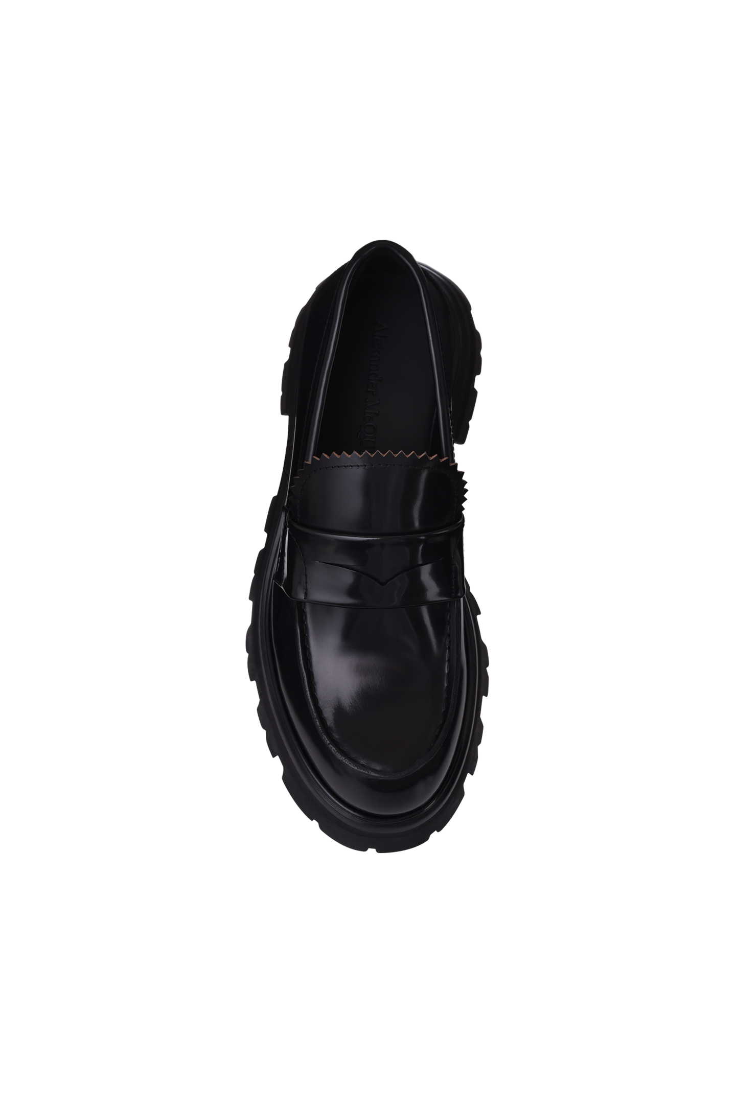 Лоферы ALEXANDER MCQUEEN 666328 WHZ80, цвет: Черный, Женский