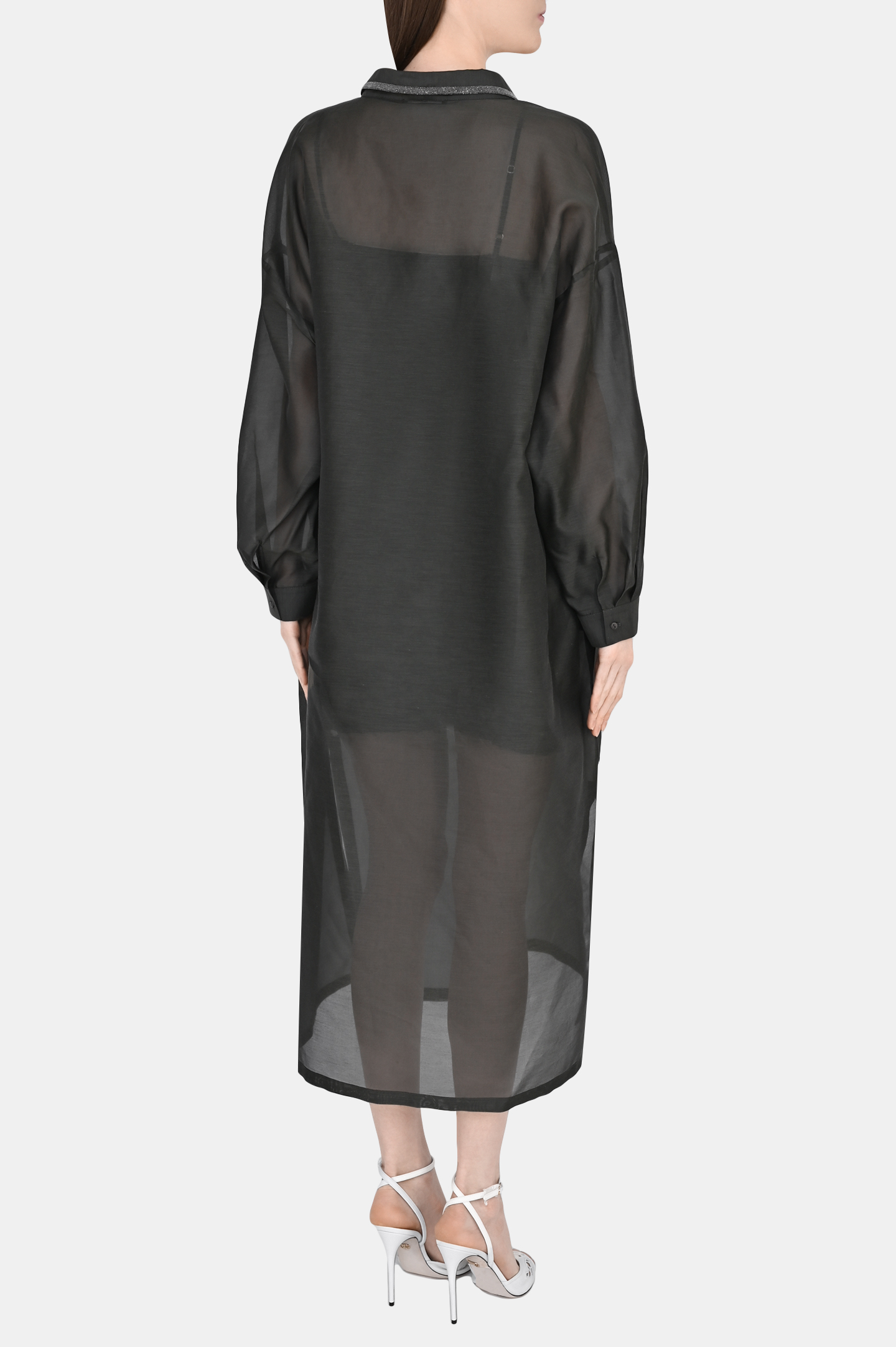 Платье FABIANA FILIPPI ABD273B579I810, цвет: Серый, Женский