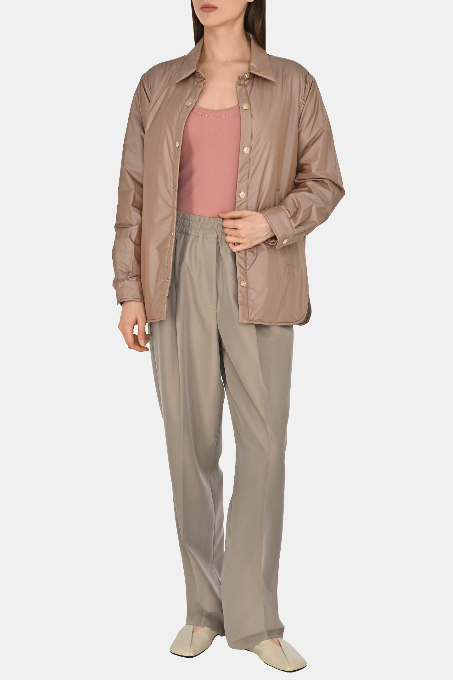 Футболка FABIANA FILIPPI JED265F151, цвет: Персиковый, Женский