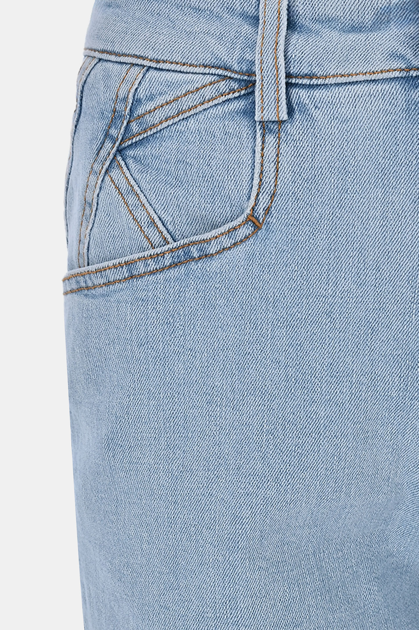 Широкие джинсы из хлопка и эластана KITON DJ53102K0900D0, цвет: Голубой, Женский