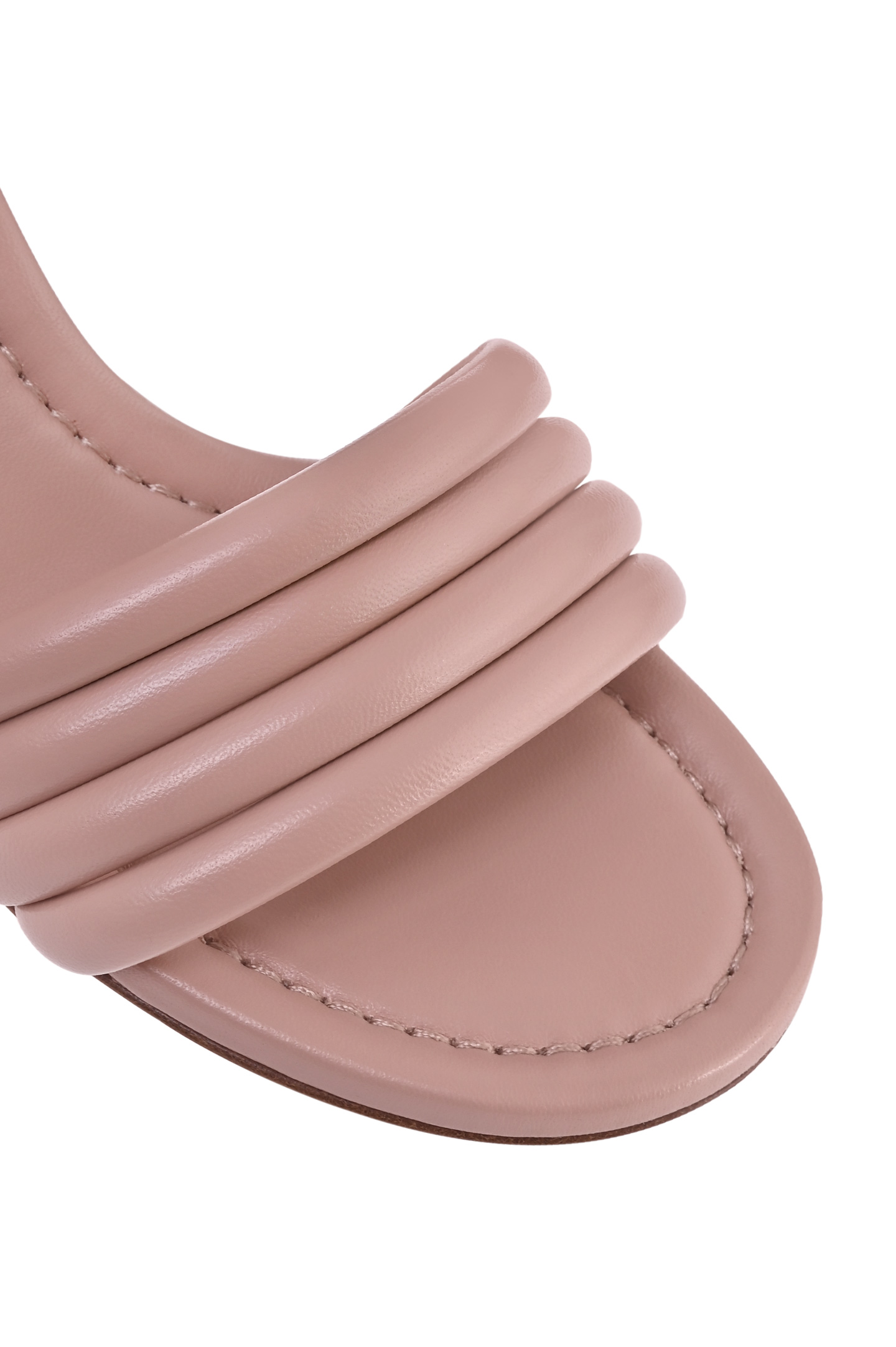 Мюли на широком каблуке GIANVITO ROSSI G16510.60RIC.NAPPEAH, цвет: Персиковый, Женский