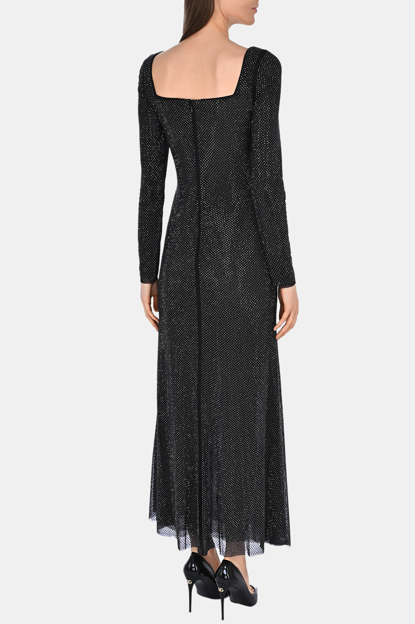 Платье SELF PORTRAIT RS24019MB, цвет: Черный, Женский