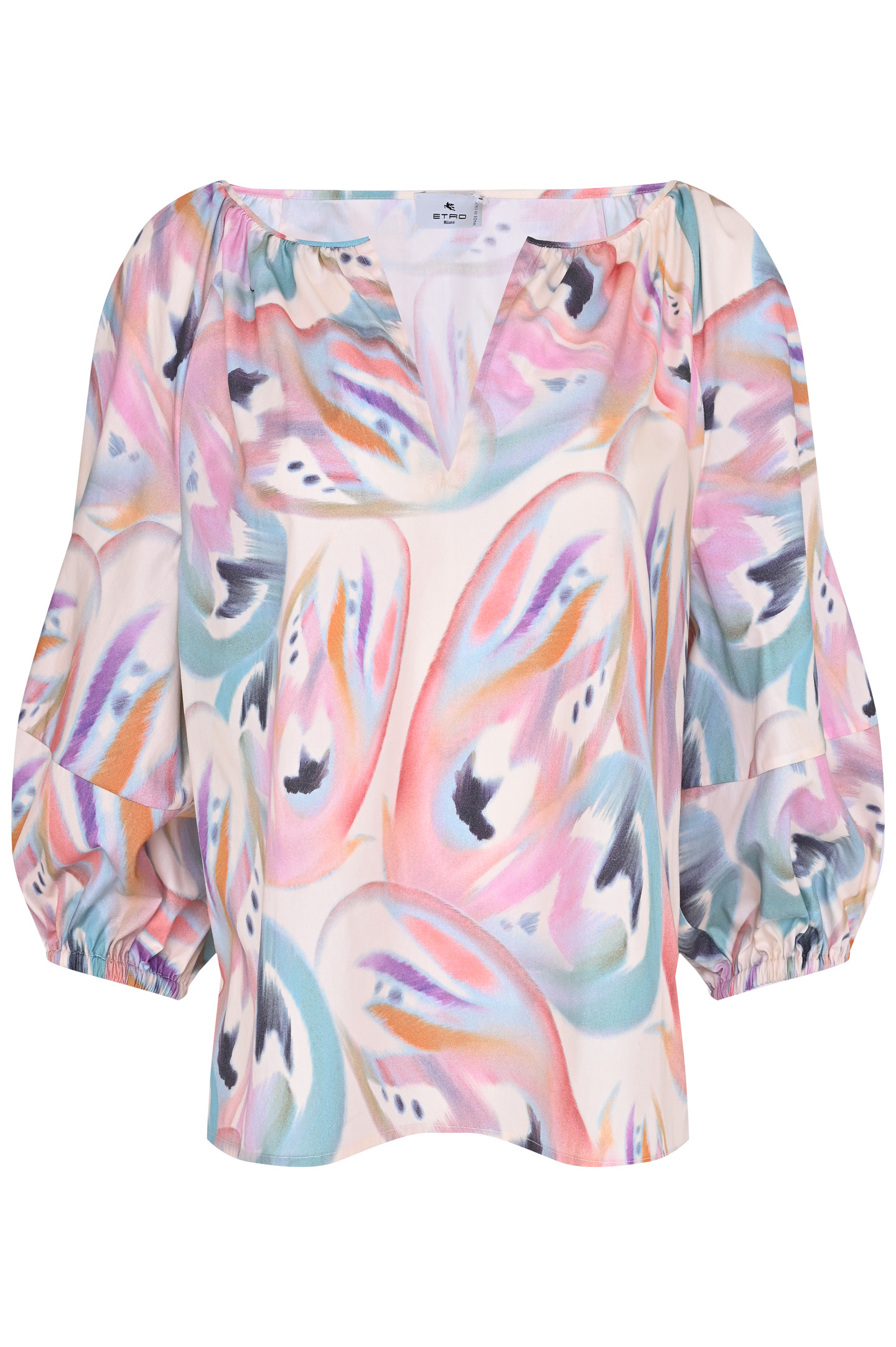Блуза ETRO 12467 4502, цвет: Разноцветный, Женский