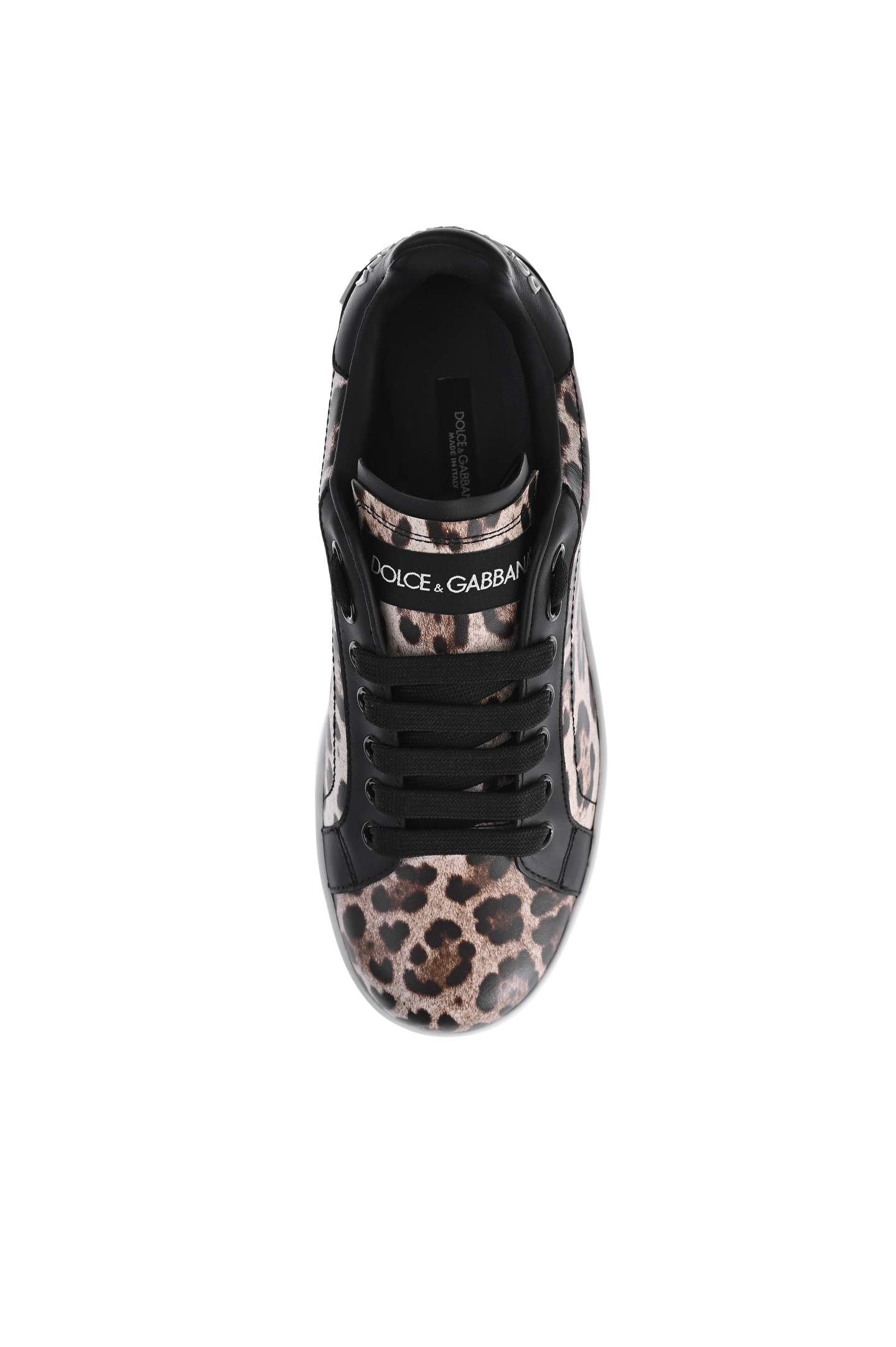 Кеды DOLCE & GABBANA CK1570 AA990, цвет: Леопардовый, Женский