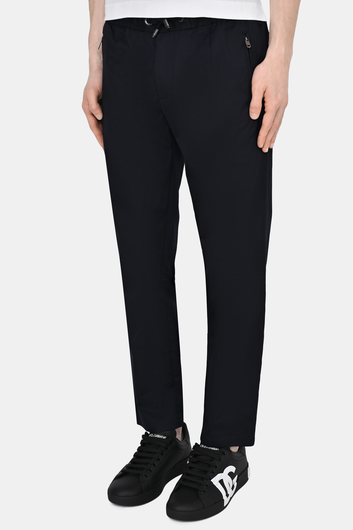 Брюки DOLCE & GABBANA GVZAET FUFJR, цвет: Синий, Мужской