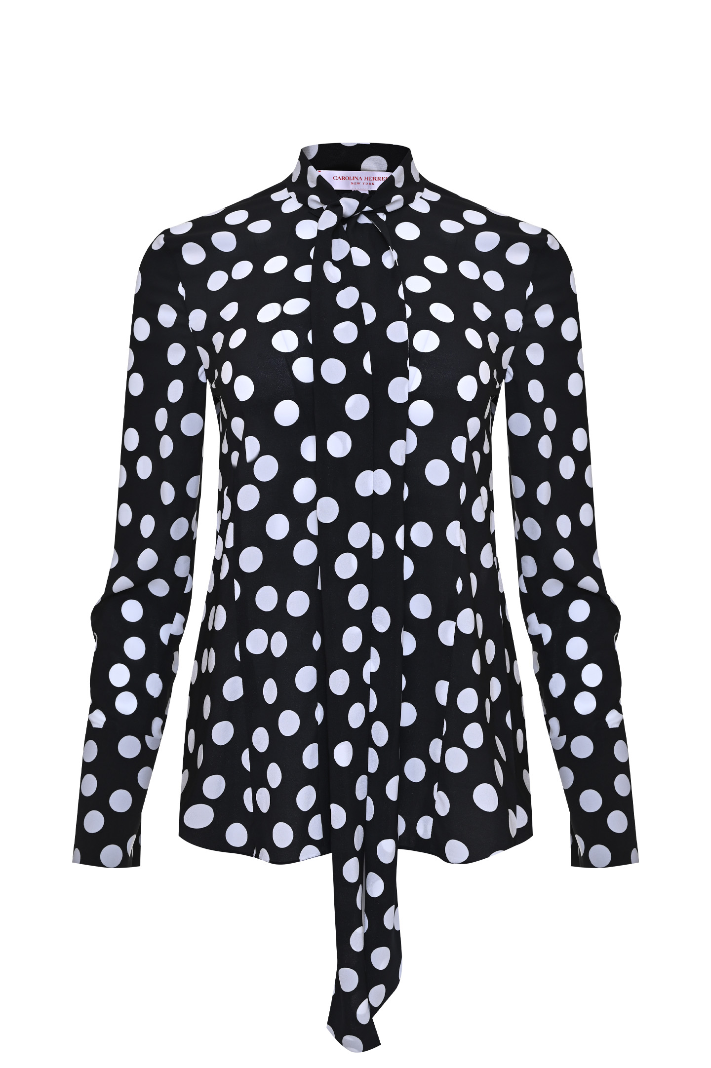 Блуза CAROLINA HERRERA R2111N213, цвет: Черно-белый, Женский