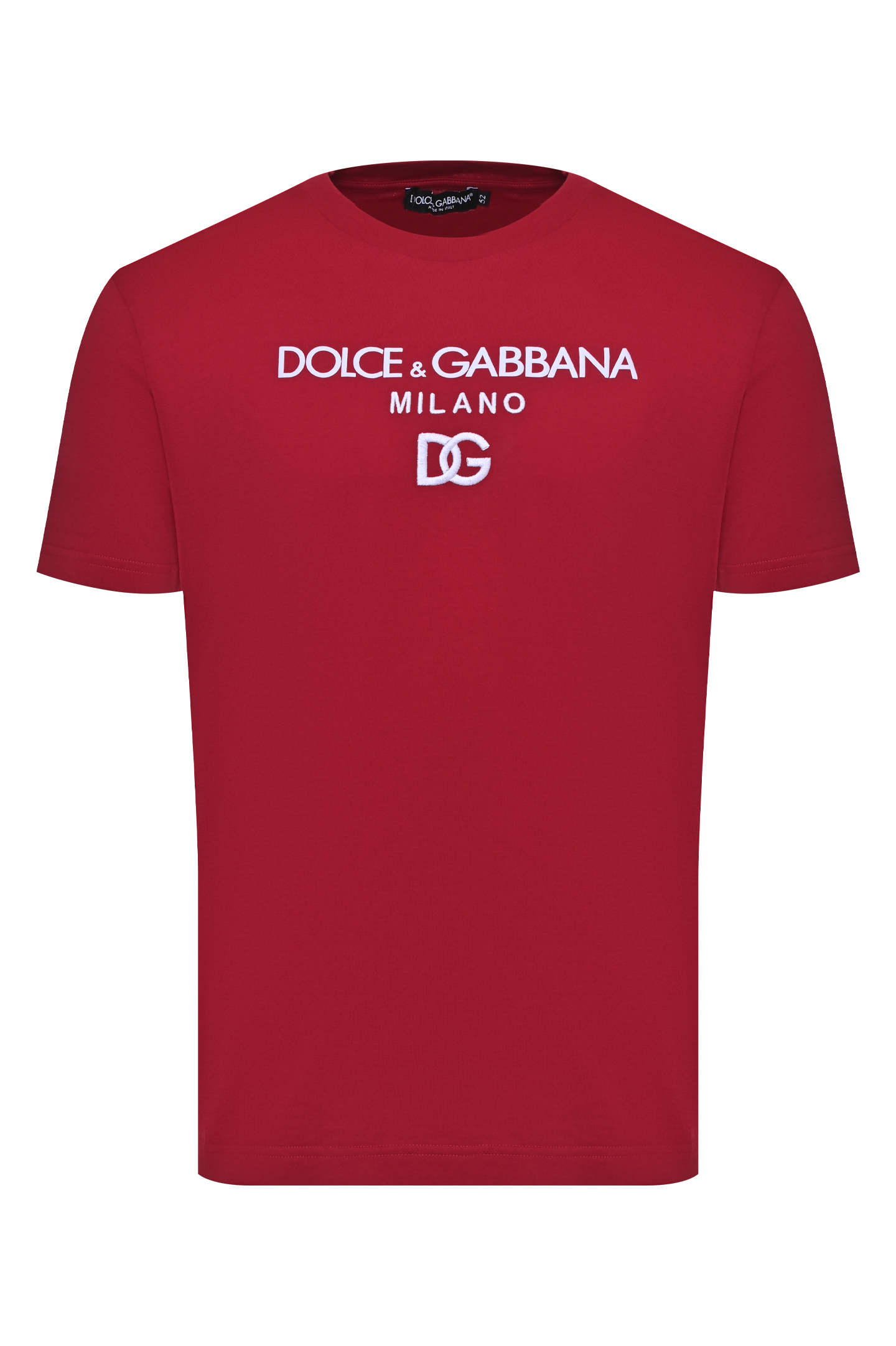 Футболка DOLCE & GABBANA G8NC5Z G7B9X, цвет: Красный, Мужской