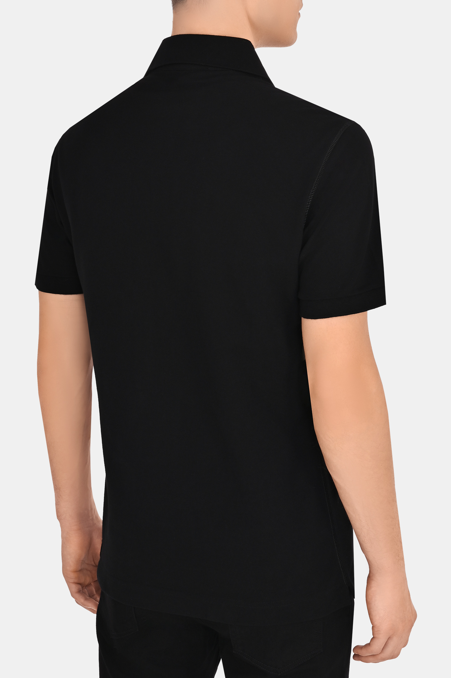 Поло DOLCE & GABBANA G8PL4T G7F2H, цвет: Черный, Мужской