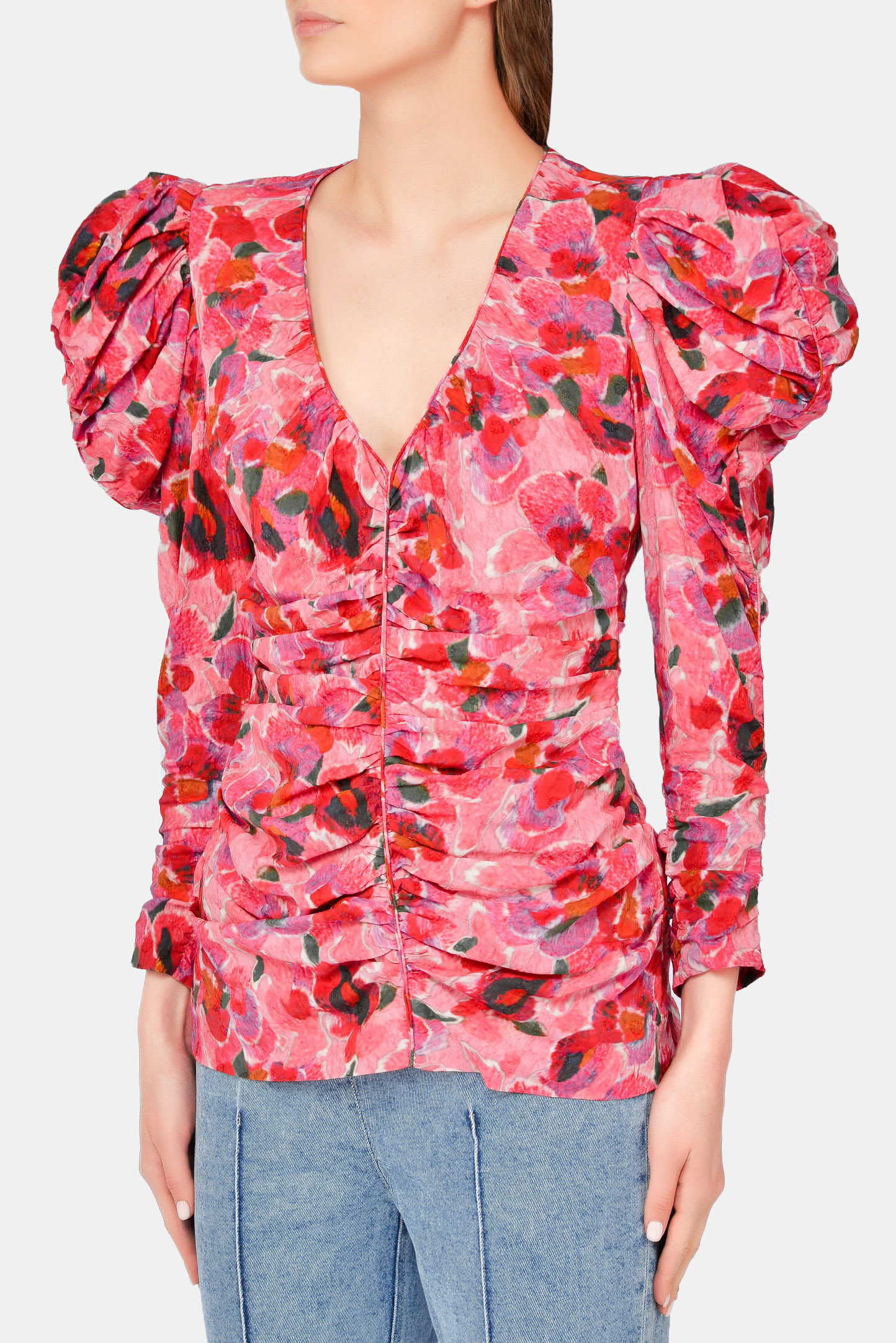 Блуза ISABEL MARANT HT2090-21E026I, цвет: Розовый, Женский