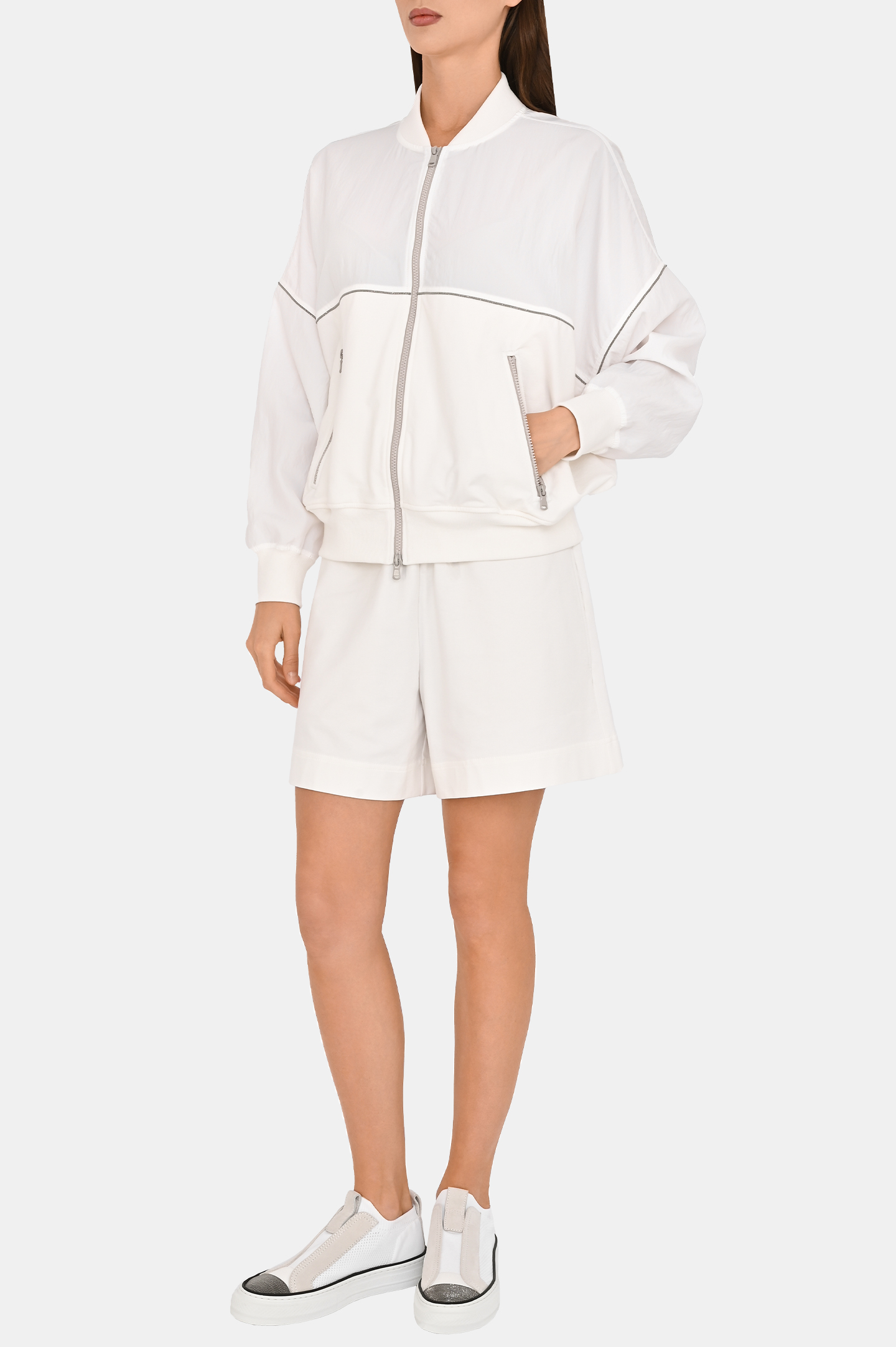 Куртка BRUNELLO  CUCINELLI MH827VE706, цвет: Белый, Женский