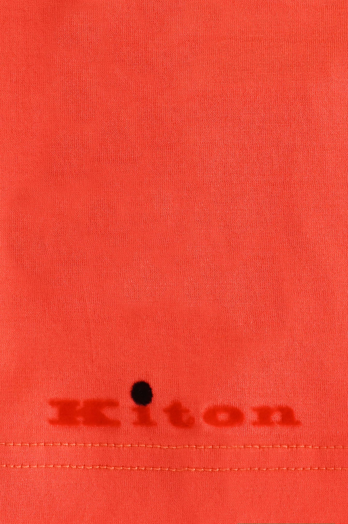 Хлопковая футболка KITON UMK1165K22, цвет: Красный, Мужской