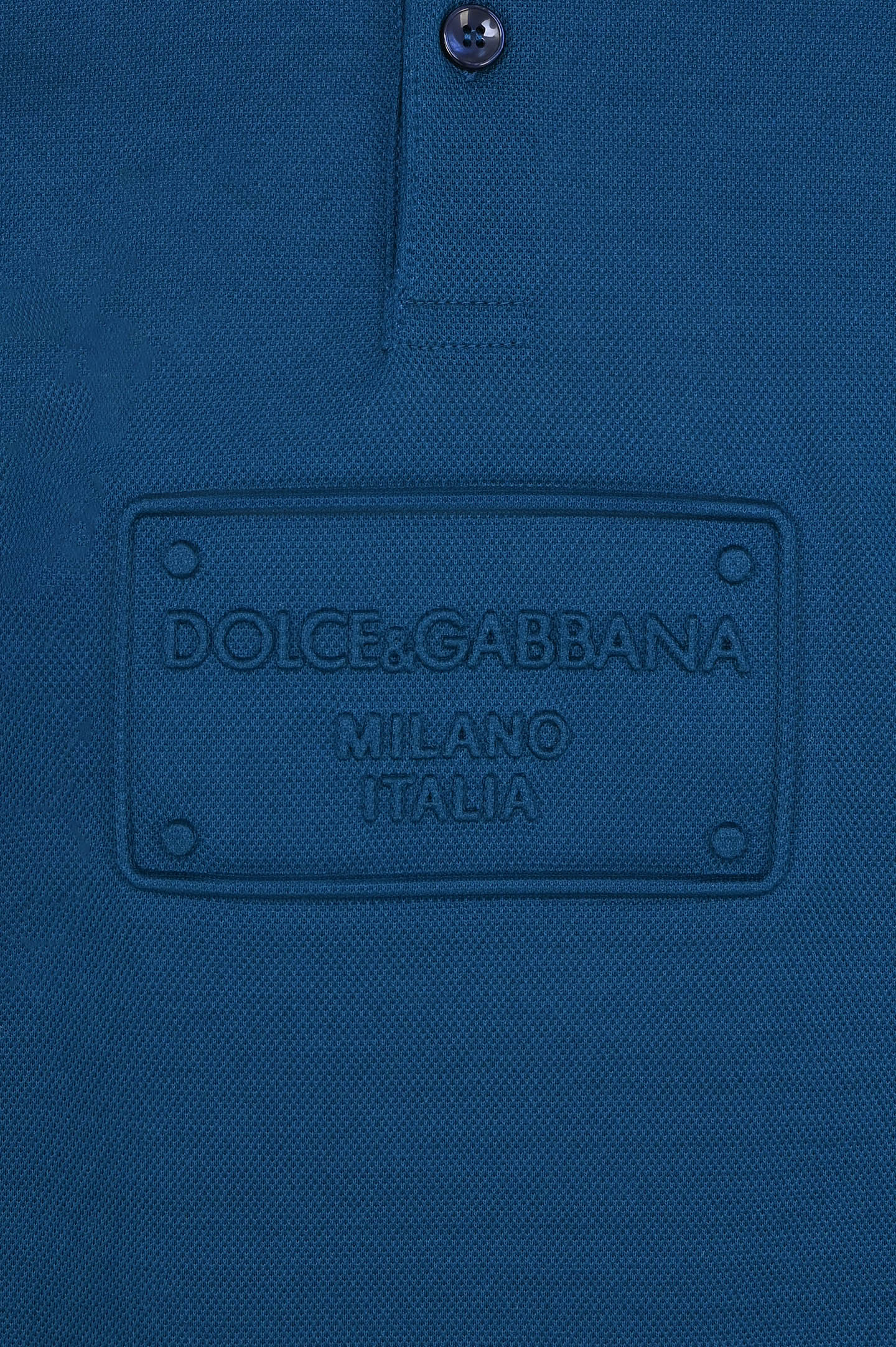 Поло DOLCE & GABBANA G8PB4Z FU7AT, цвет: Синий, Мужской