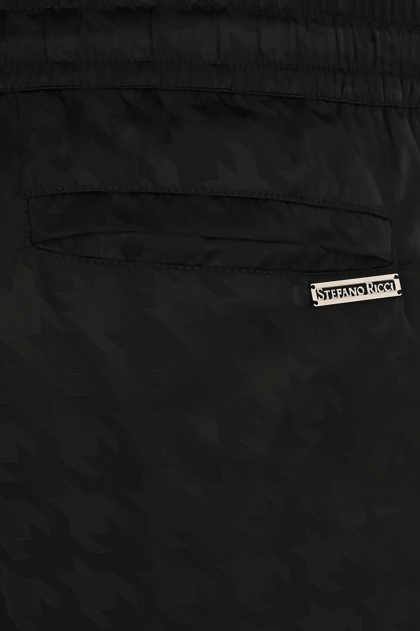Плавки-шорты с принтом STEFANO RICCI M6B4100010 PA003Q, цвет: Черный, Мужской