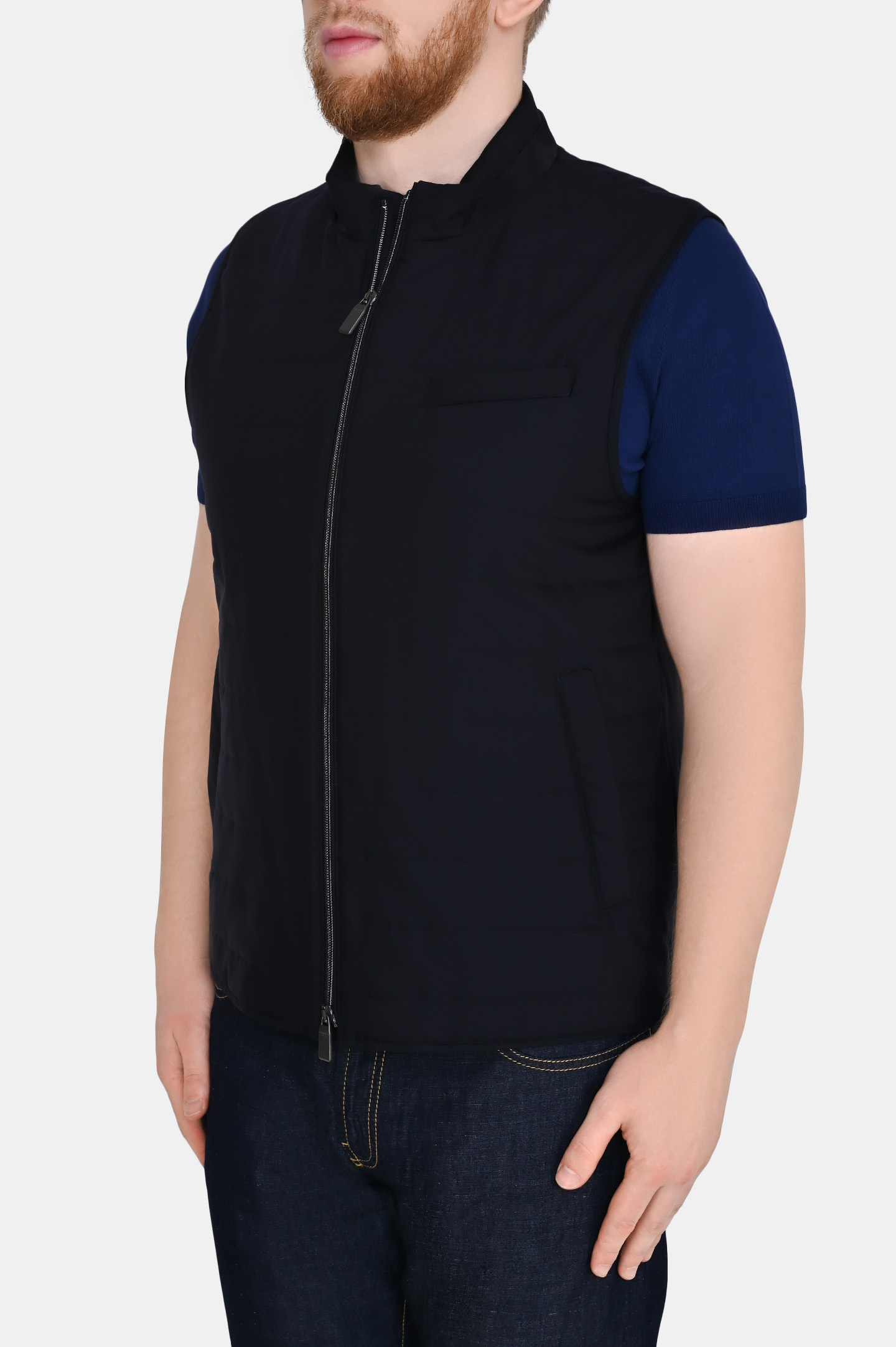 Жилет CANALI SR01620 O40698, цвет: Синий, Мужской
