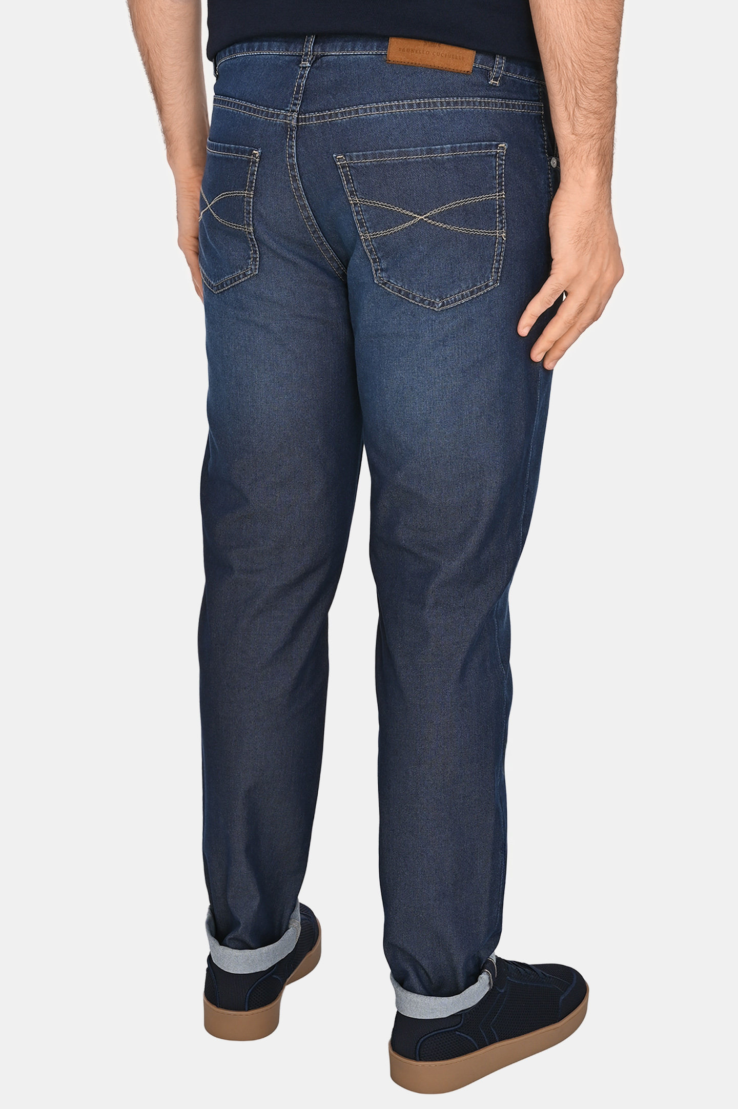 Джинсы BRUNELLO  CUCINELLI M238PD3210, цвет: Темно-синий, Мужской