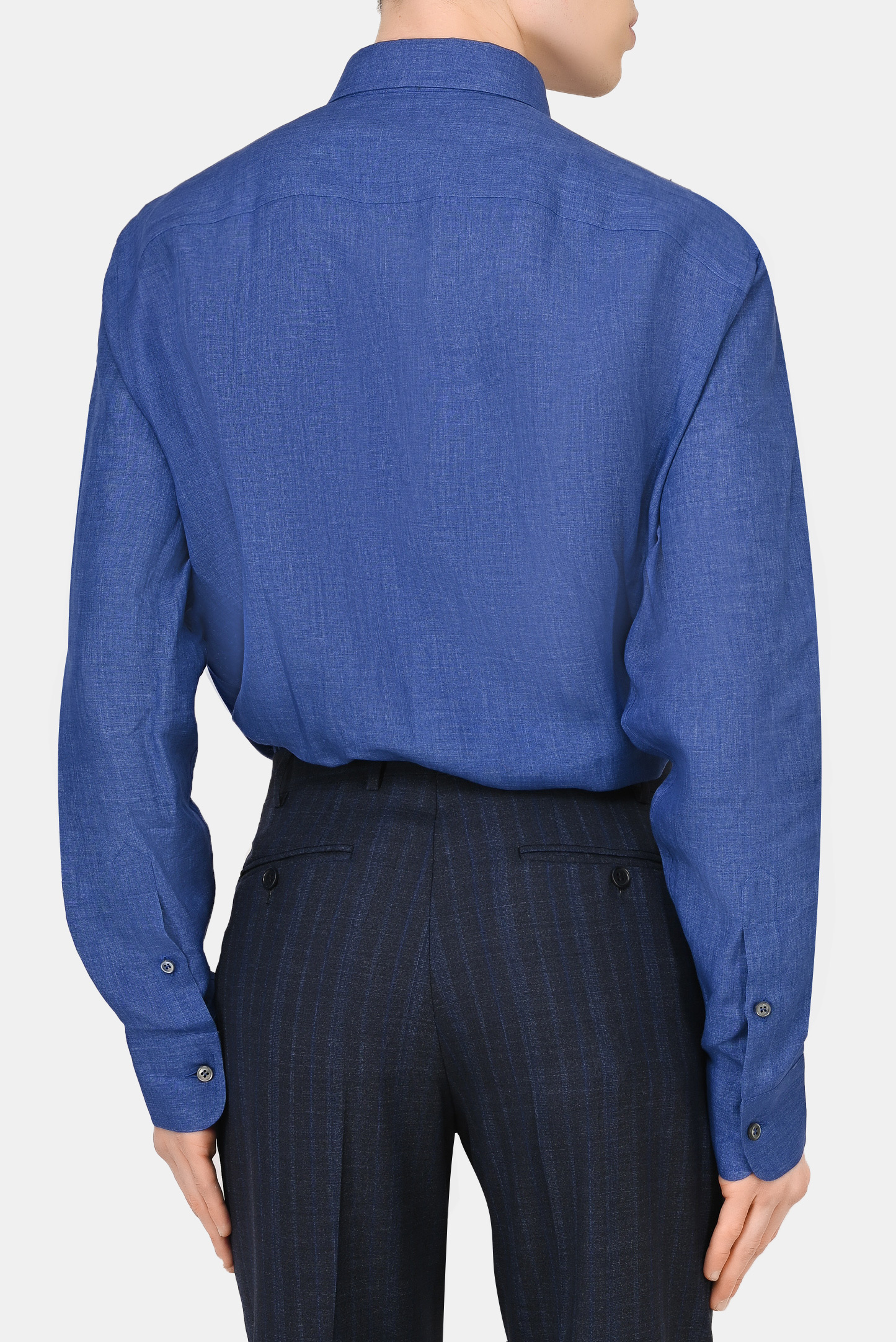 Рубашка BRIONI SCAY0L P9111, цвет: Синий, Мужской