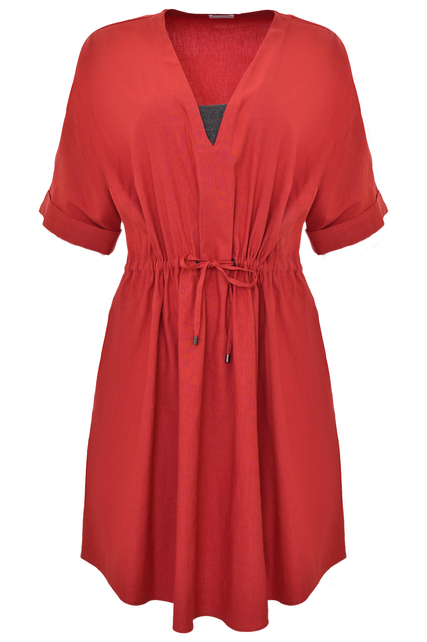 Платье BRUNELLO  CUCINELLI MH999ABM72, цвет: Красный, Женский
