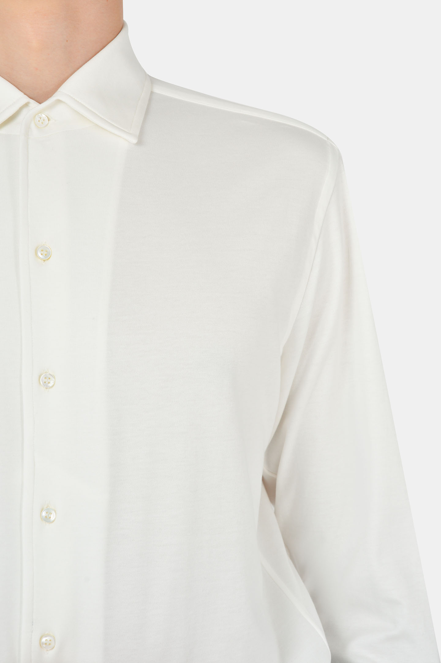 Рубашка LORO PIANA F1 FAL3193, цвет: Белый, Мужской