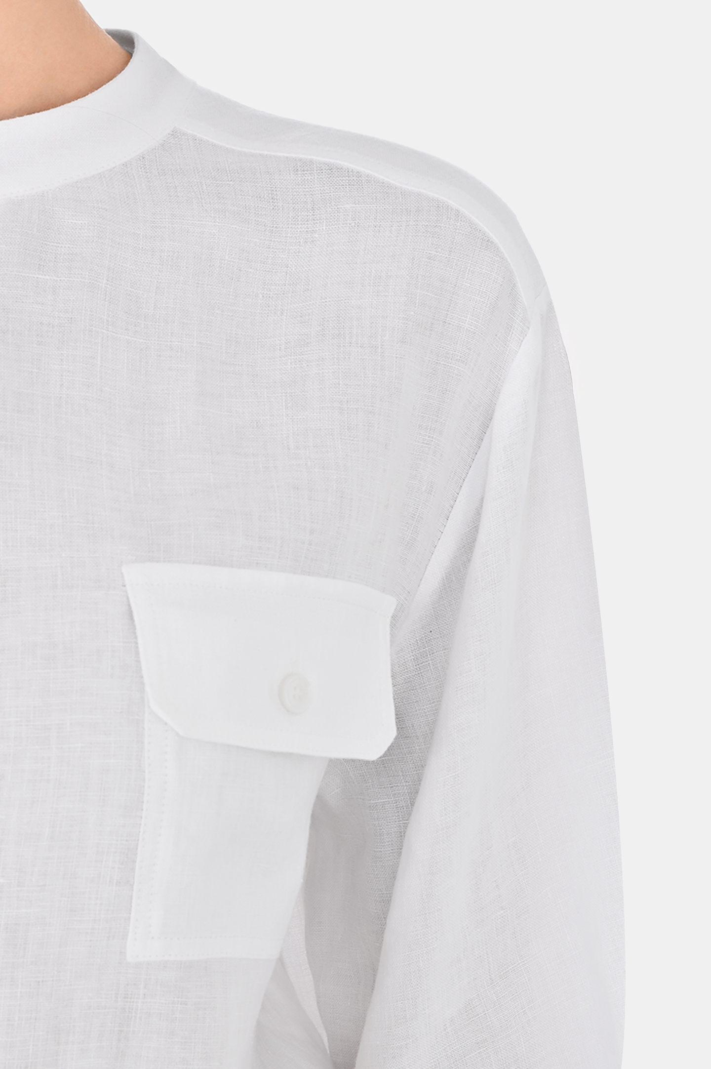 Блуза KITON D55448H08838, цвет: Белый, Женский