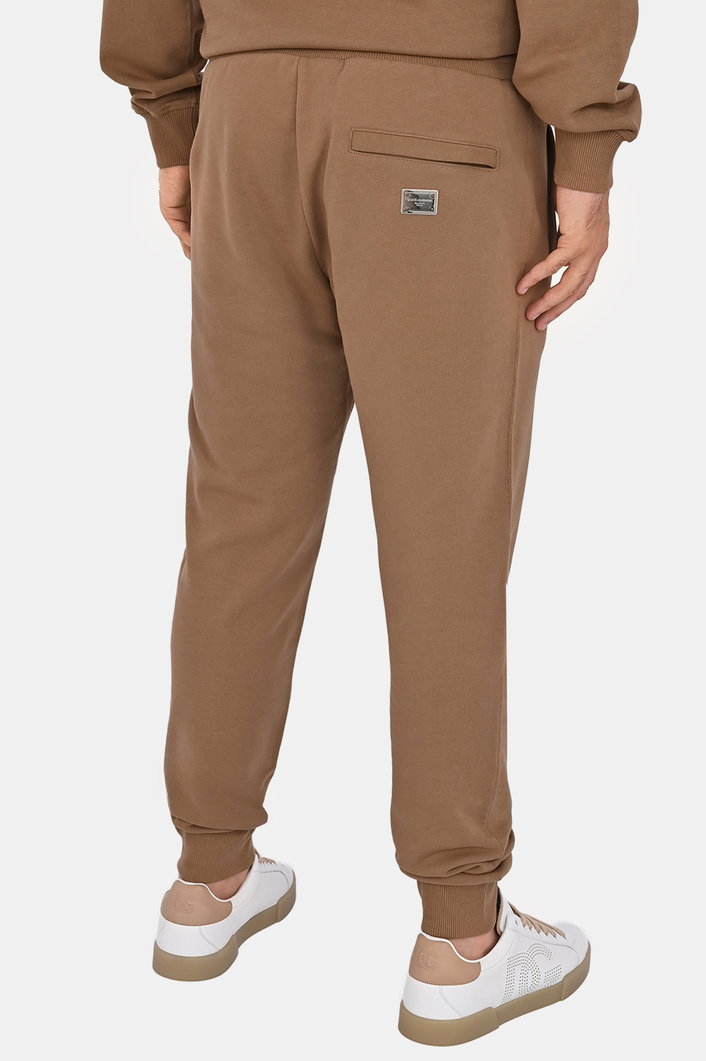 Брюки спорт DOLCE & GABBANA GP07TT G7N7B, цвет: Коричневый, Мужской