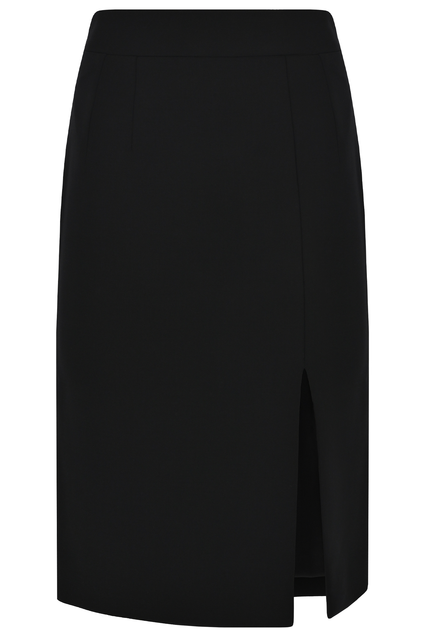 Классическая юбка с вырезом DOLCE & GABBANA F4CU7T FUBF1, цвет: Черный, Женский