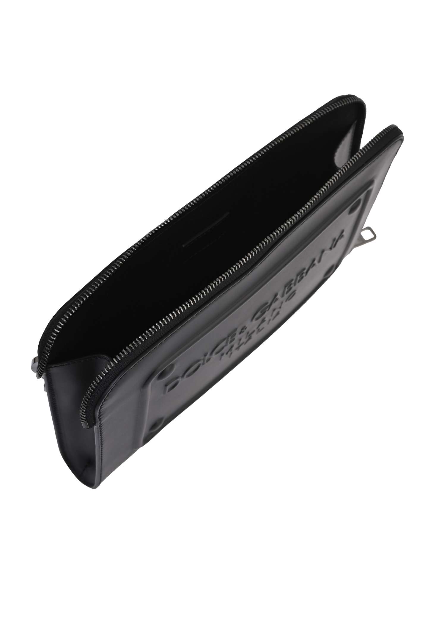 Кожаный клатч DOLCE & GABBANA BM1751 AG218, цвет: Черный, Мужской