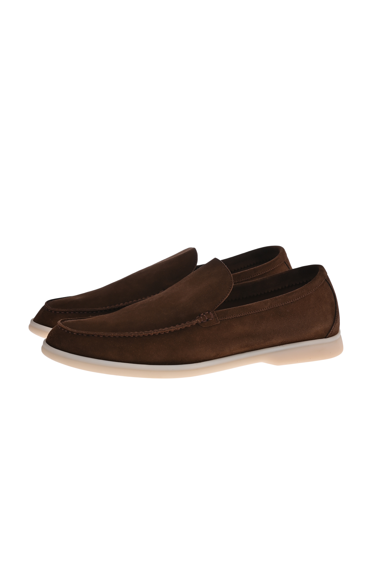 Лоферы LORO PIANA FAE8124, цвет: Коричневый, Мужской