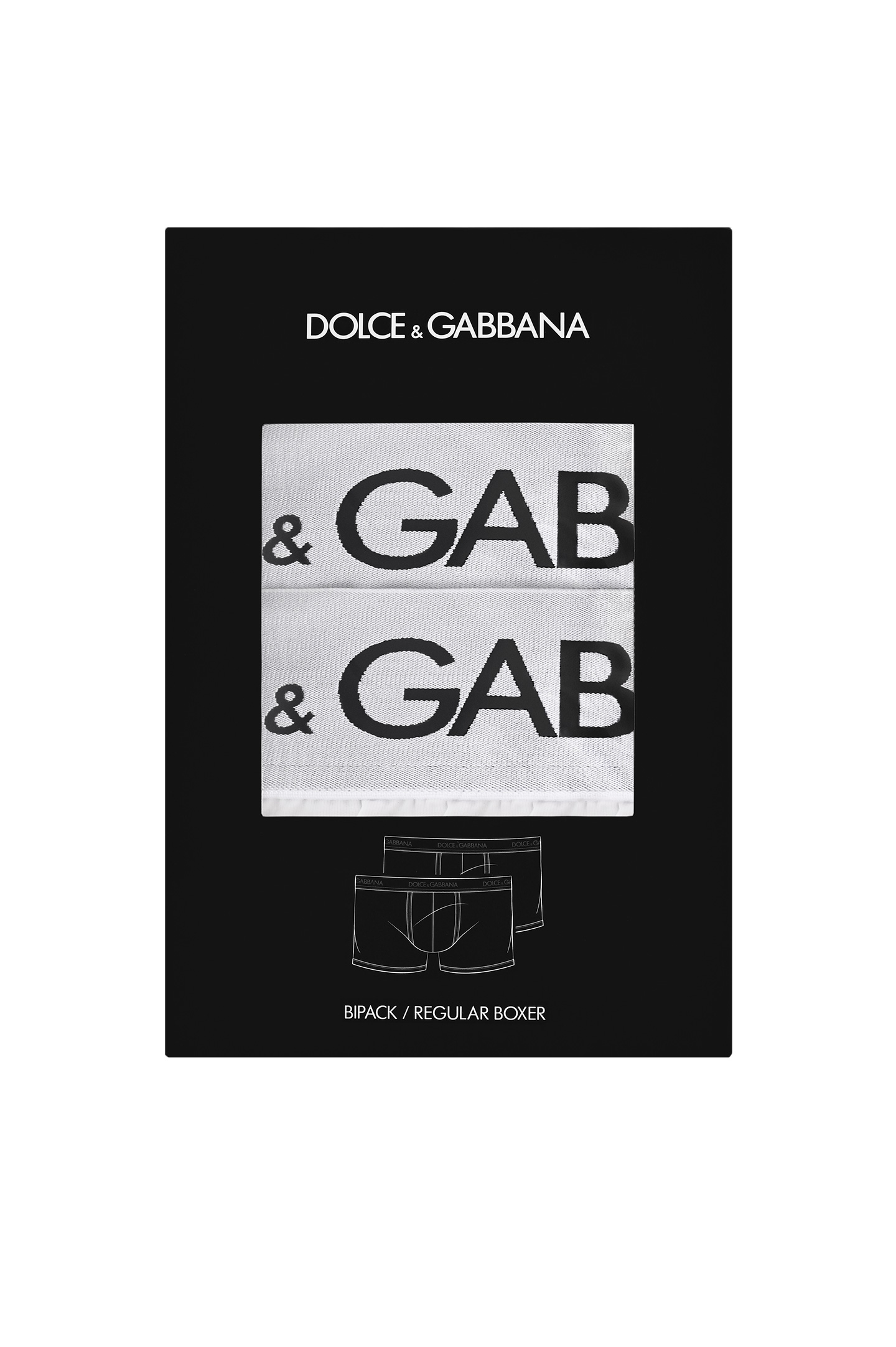 Набор трусов DOLCE & GABBANA M9D70J ONN97, цвет: Белый, Мужской