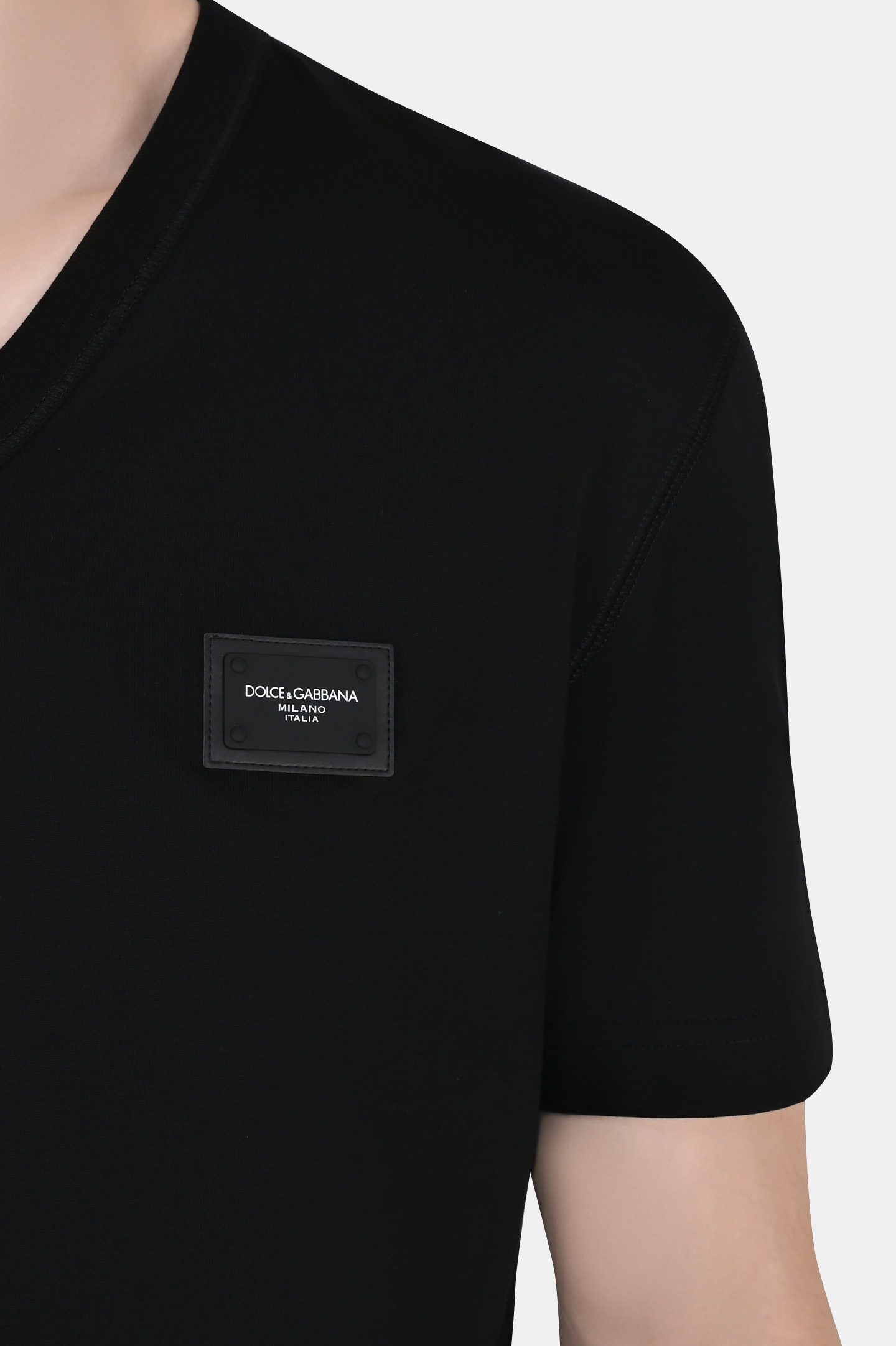 Футболка DOLCE & GABBANA G8KK0T FU7EQ, цвет: Черный, Мужской