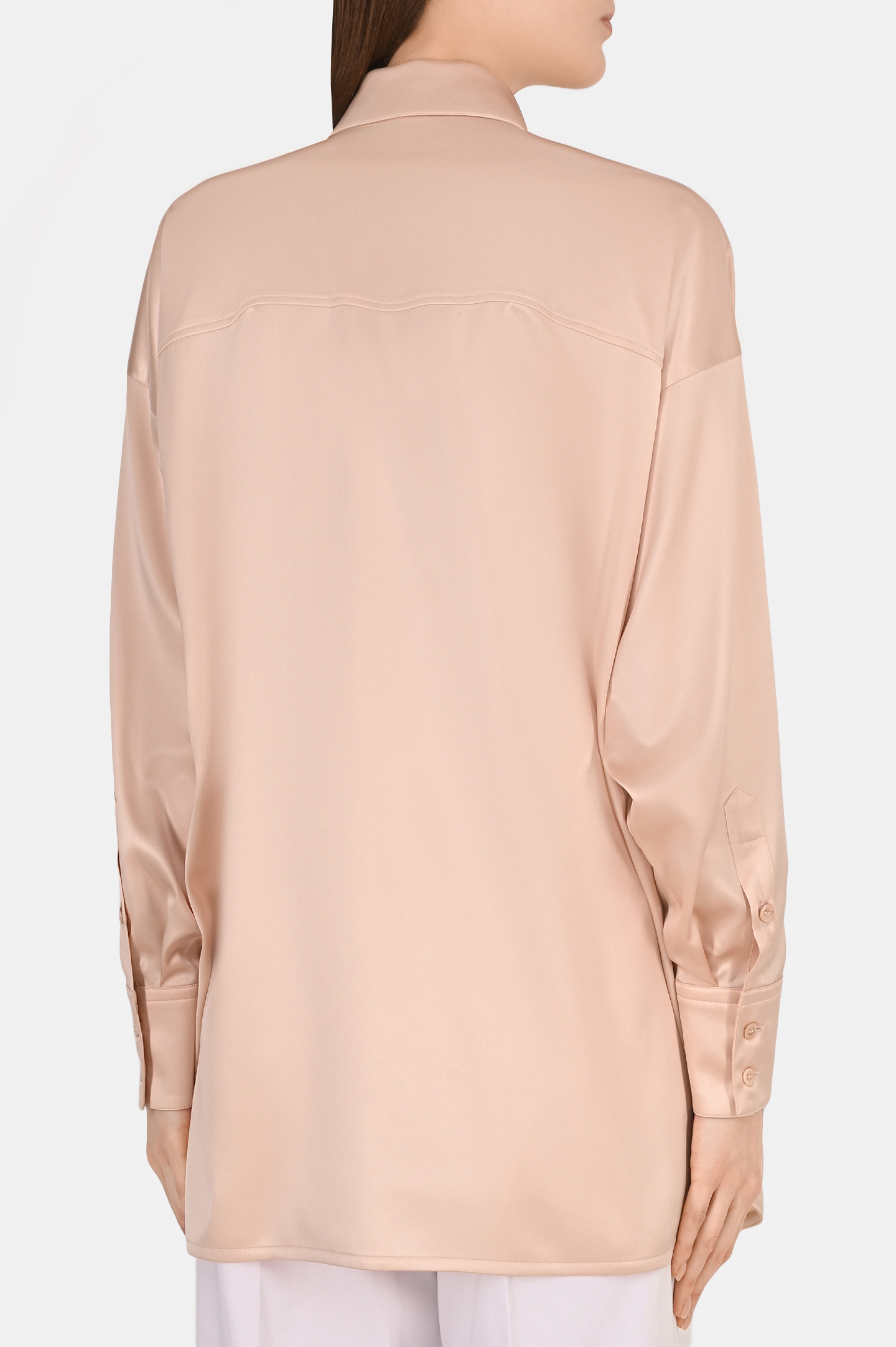 Блуза DOLCE & GABBANA F5P16T FURAG, цвет: Персиковый, Женский