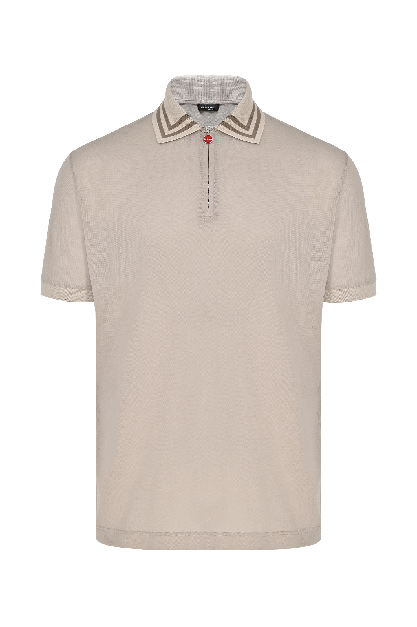 Поло KITON UMK06380, цвет: Бежевый, Мужской