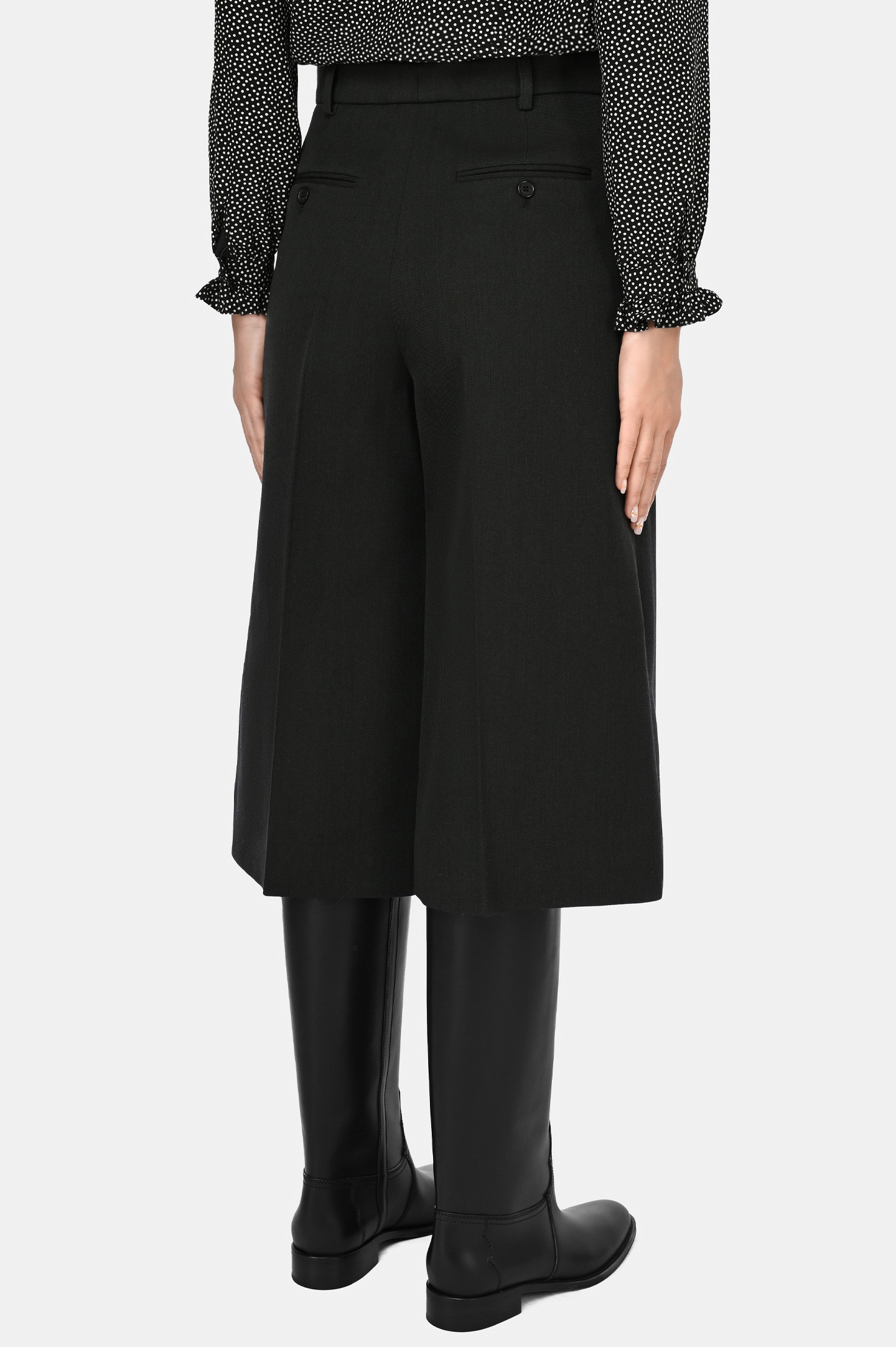 Шорты SAINT LAURENT 667906 Y3D35, цвет: Зеленый, Женский