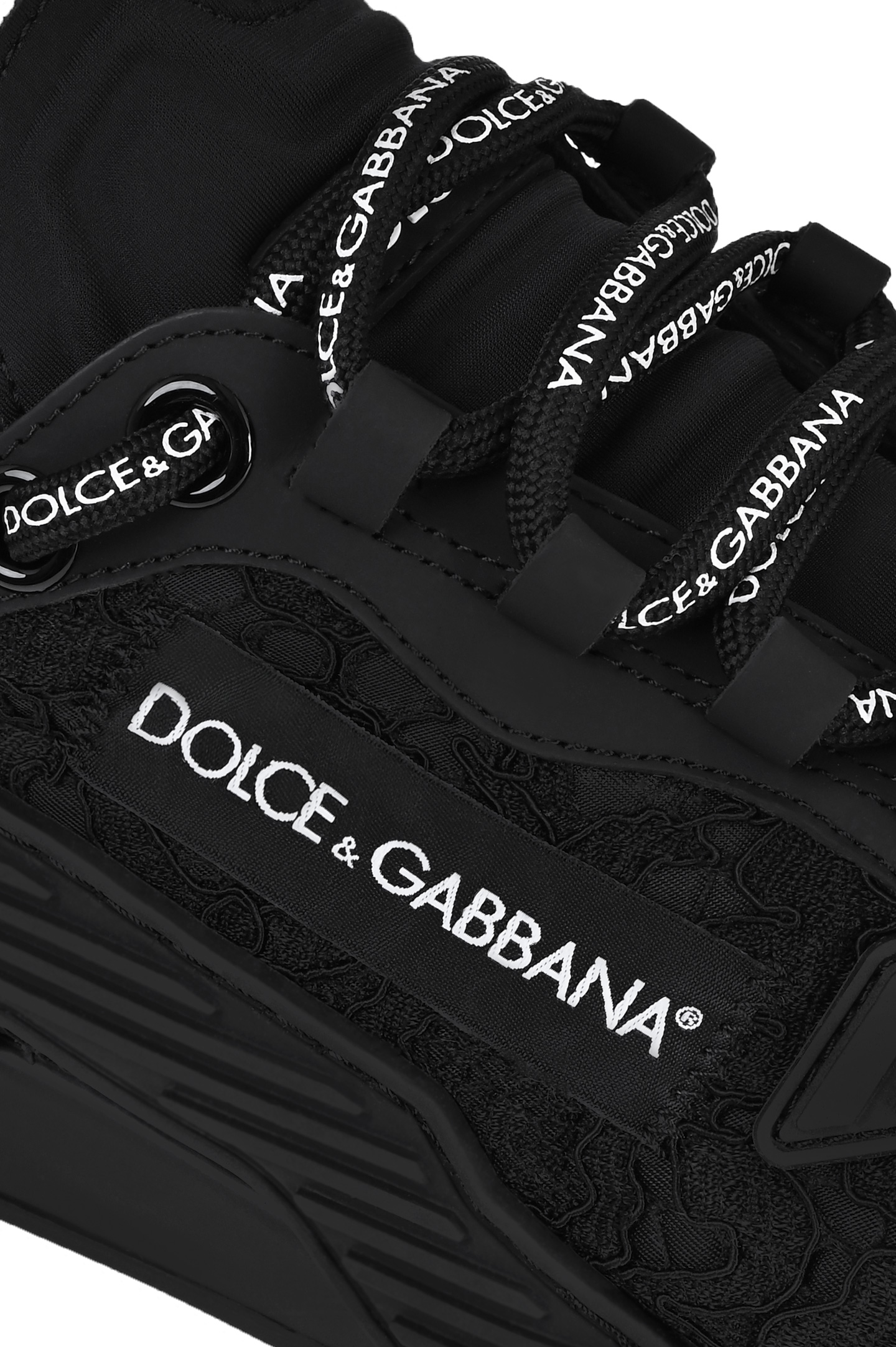 Кроссовки DOLCE & GABBANA CK1837 AX372, цвет: Черный, Женский