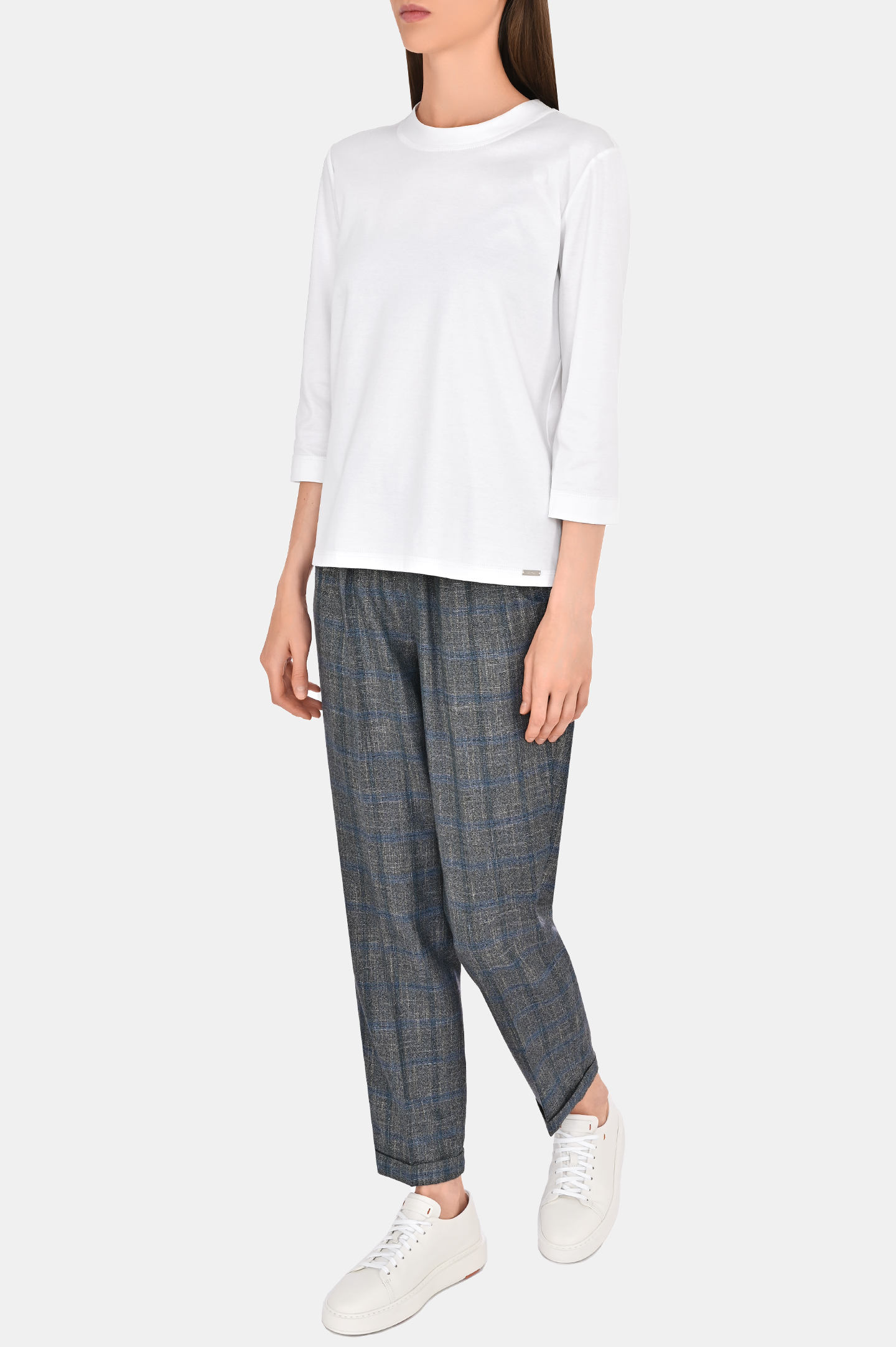 Футболка KITON D56426H080510, цвет: Белый, Женский