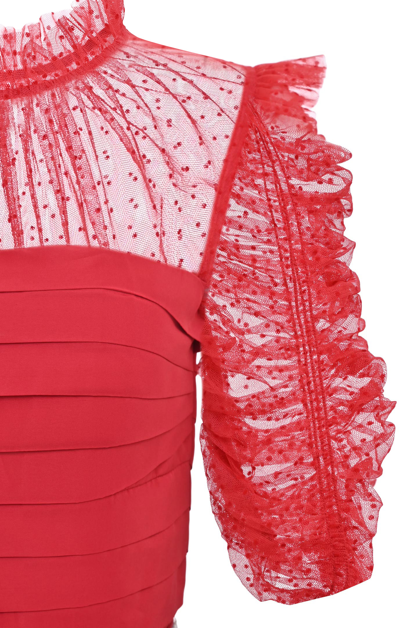 Платье SELF PORTRAIT AW21-096R, цвет: Красный, Женский