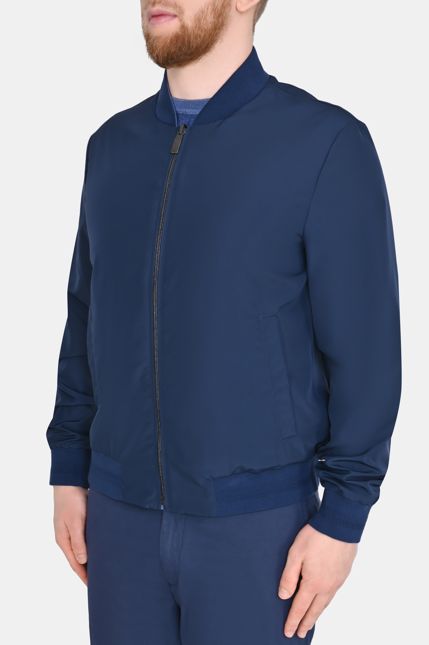 Куртка CANALI SG01121 O40686, цвет: Синий, Мужской