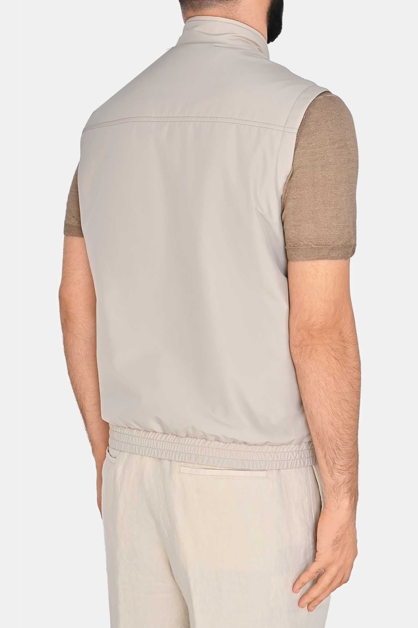 Жилет CANALI SG01121 O40989UG, цвет: Молочный, Мужской