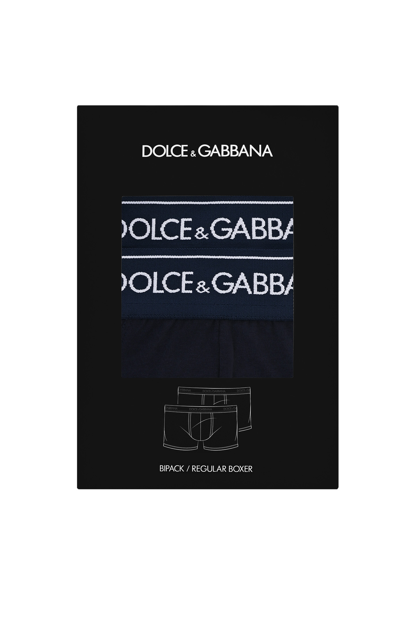 Набор трусов DOLCE & GABBANA M9C07J ONN95, цвет: Темно-синий, Мужской