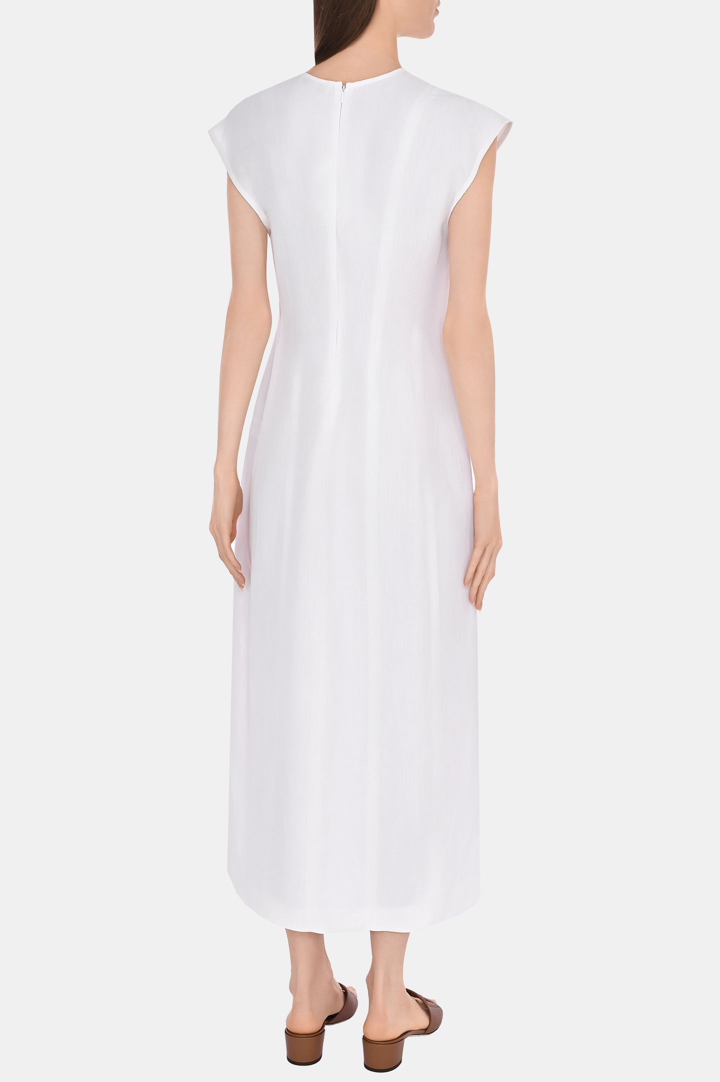 Платье FABIANA FILIPPI ABD273W206D399, цвет: Белый, Женский