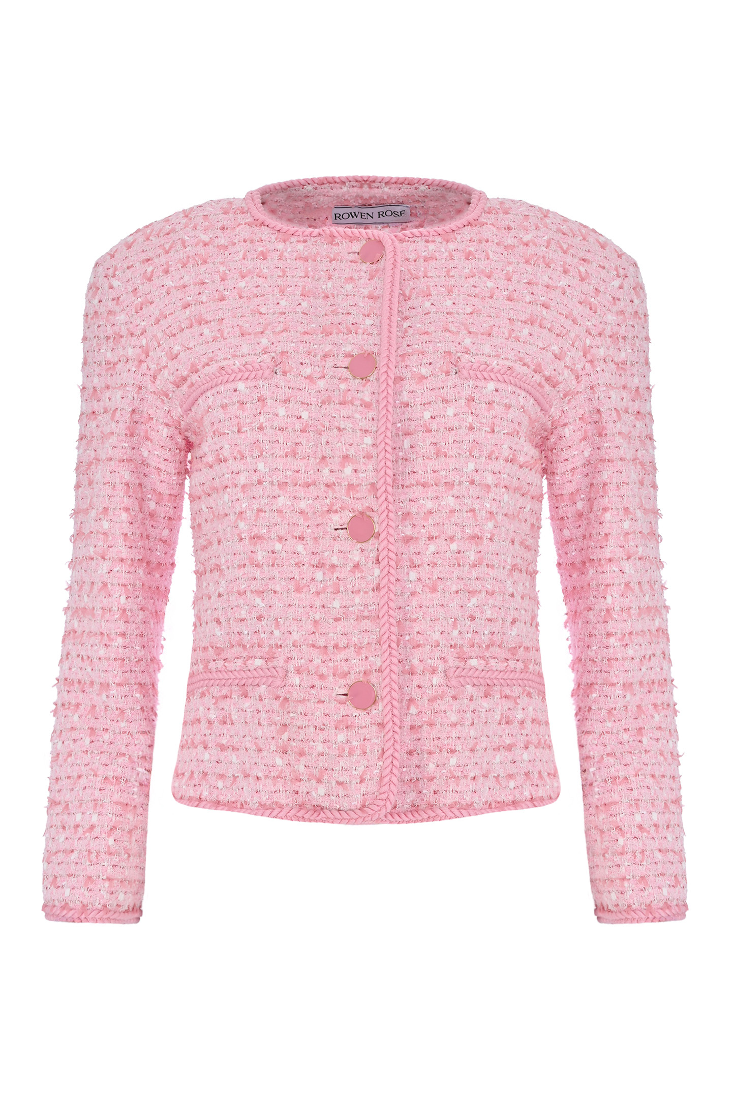 Жакет ROWEN ROSE JCK_RR402, цвет: Розовый, Женский
