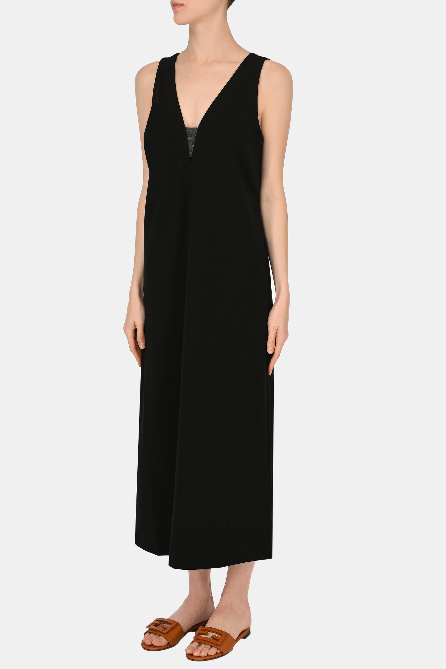 Платье BRUNELLO  CUCINELLI MH968ABM73, цвет: Черный, Женский