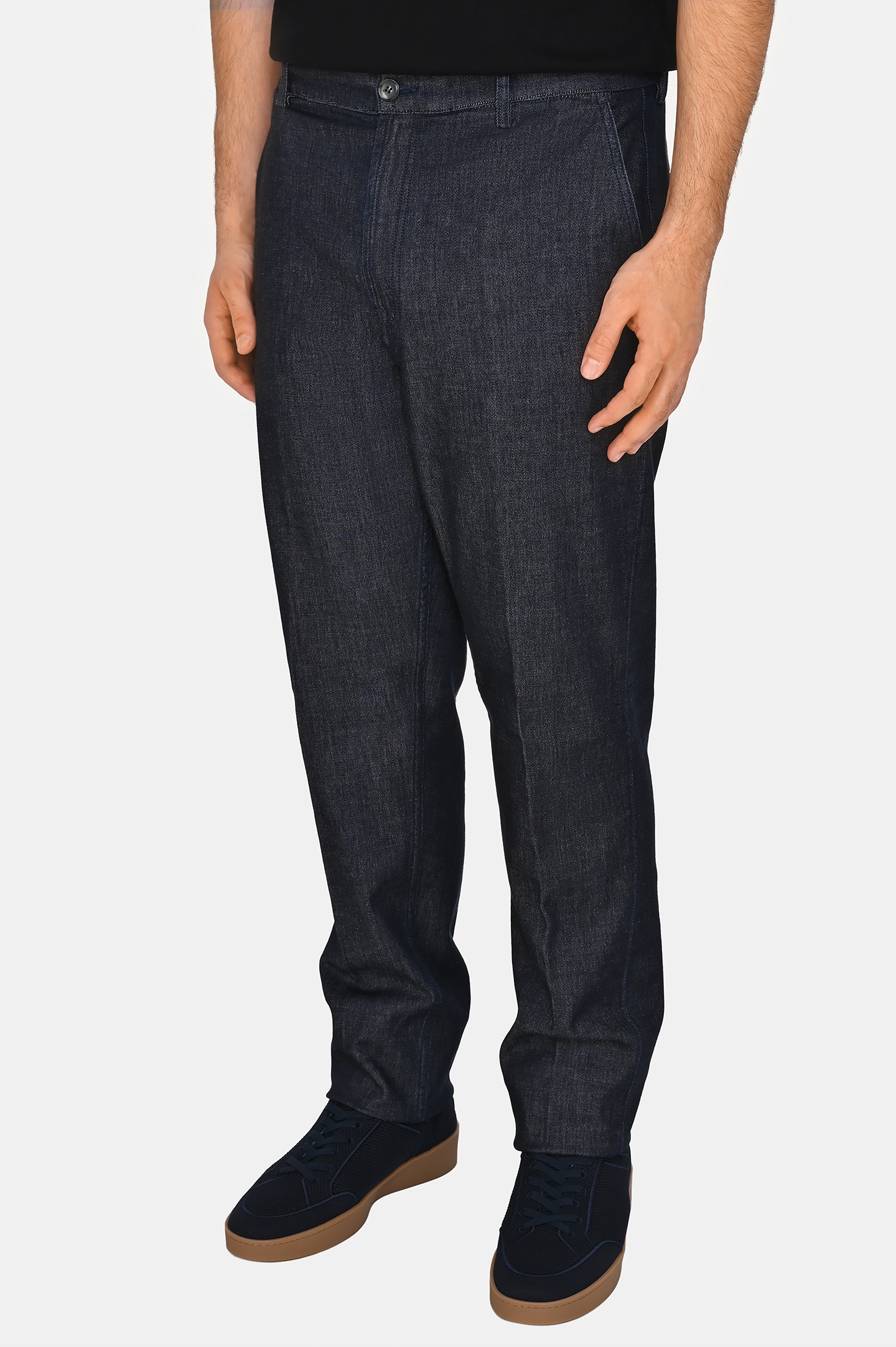 Брюки CANALI PD01488 91675-R, цвет: Темно-синий, Мужской