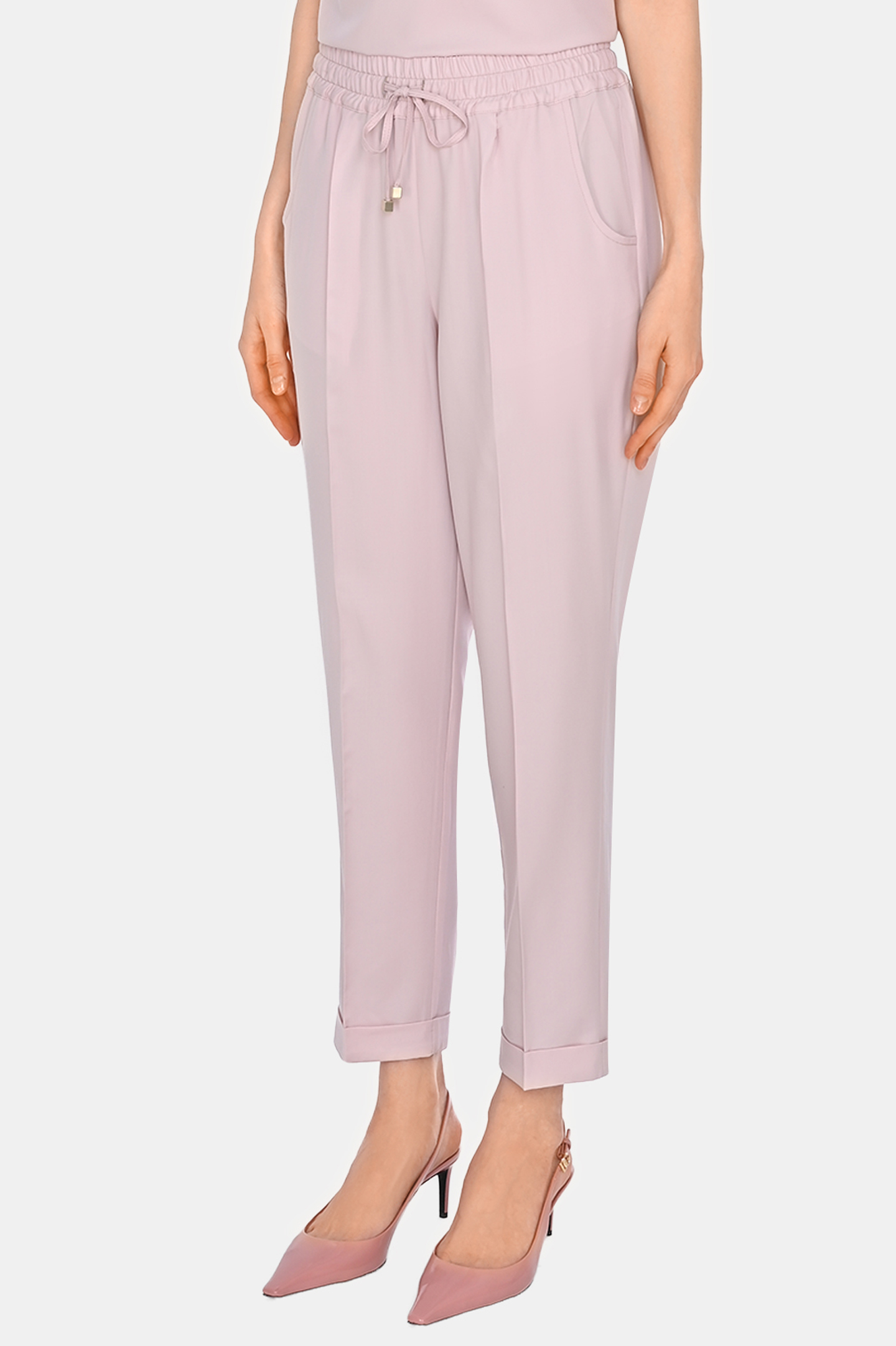 Брюки KITON D37102K010246, цвет: Розовый, Женский