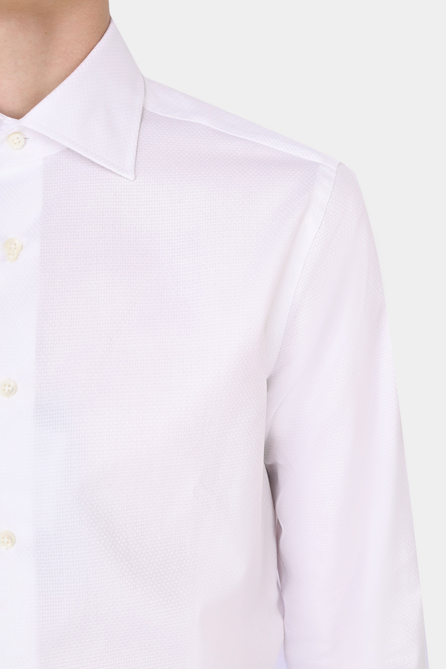 Рубашка CANALI GR02333/003, цвет: Белый, Мужской
