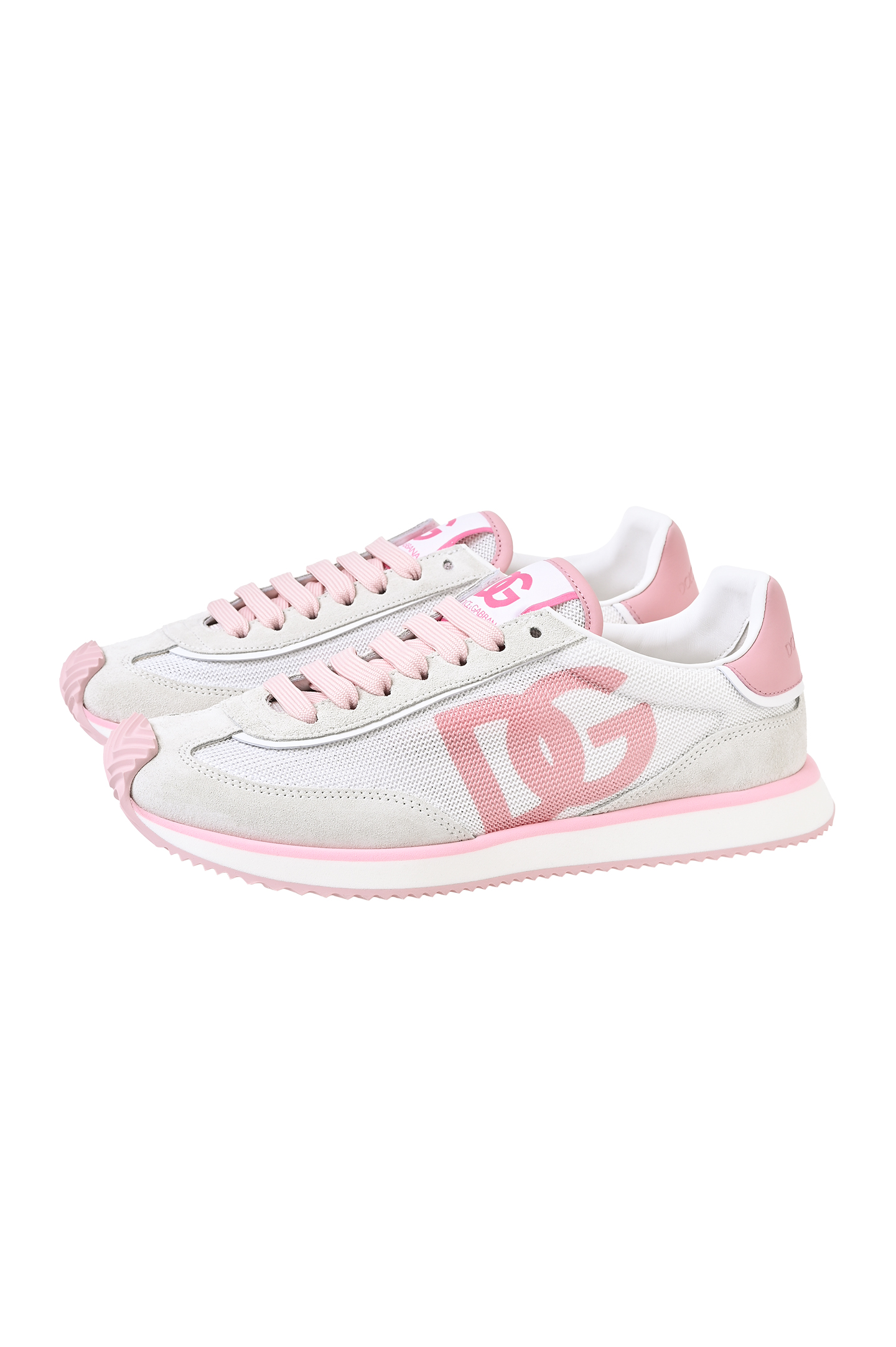 Кроссовки (Полуботинки) DOLCE & GABBANA CK2288 A5355, цвет: Розовый, Женский