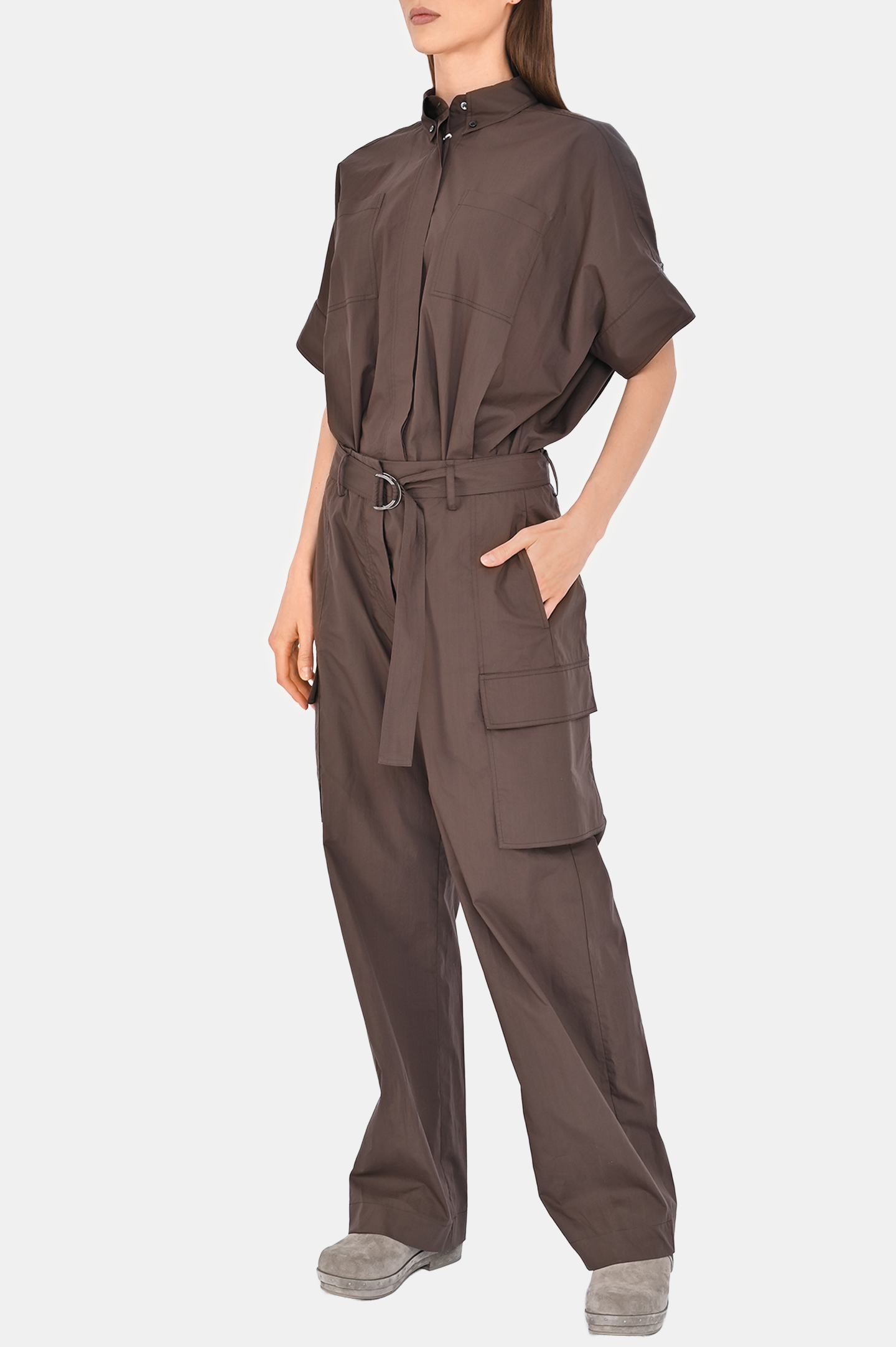 Комбинезон BRUNELLO  CUCINELLI M0H93HA999, цвет: Темно-коричневый, Женский
