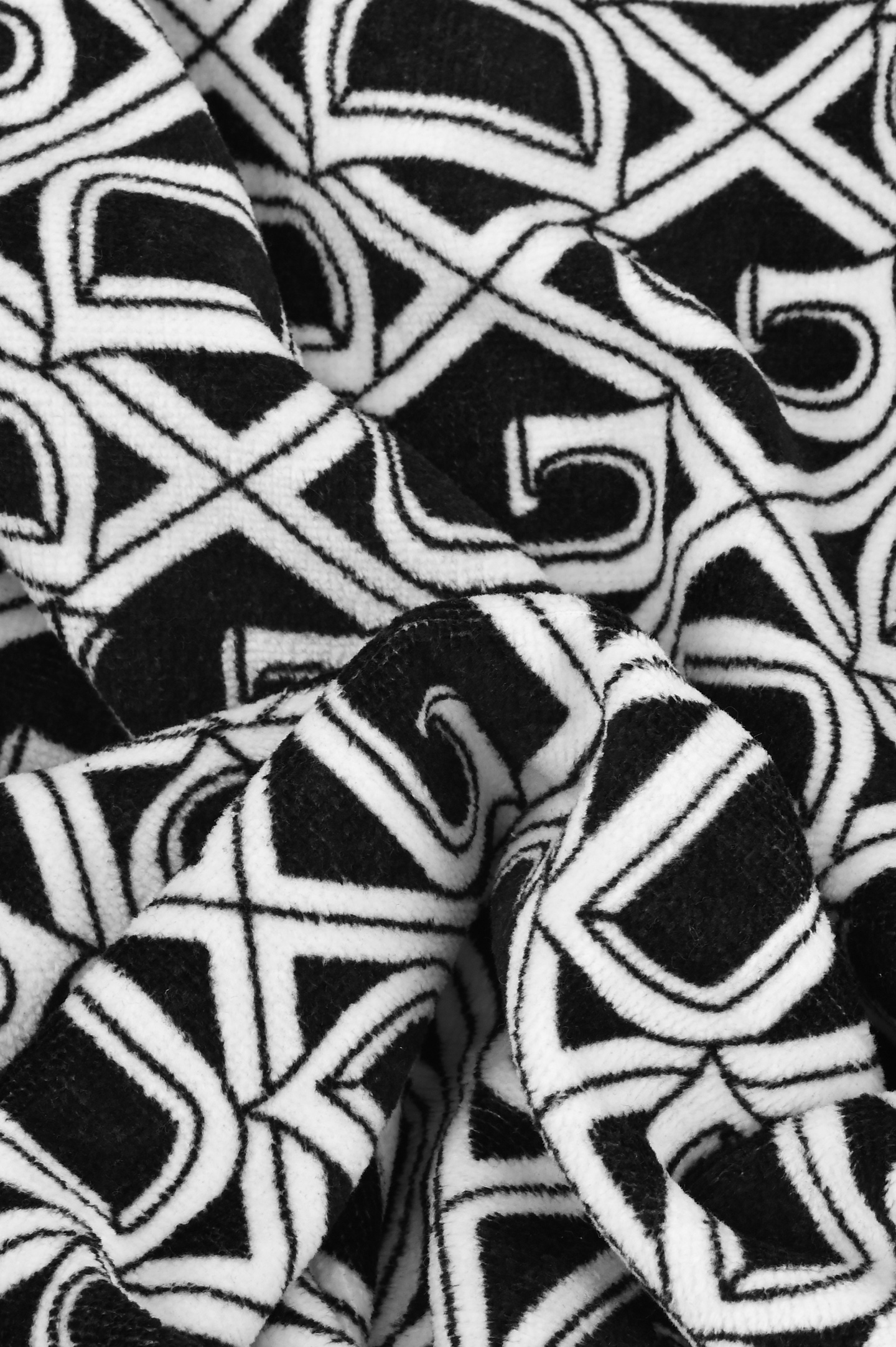 Полотенце DOLCE & GABBANA M0A00T FI7G0, цвет: Черно-белый, Мужской