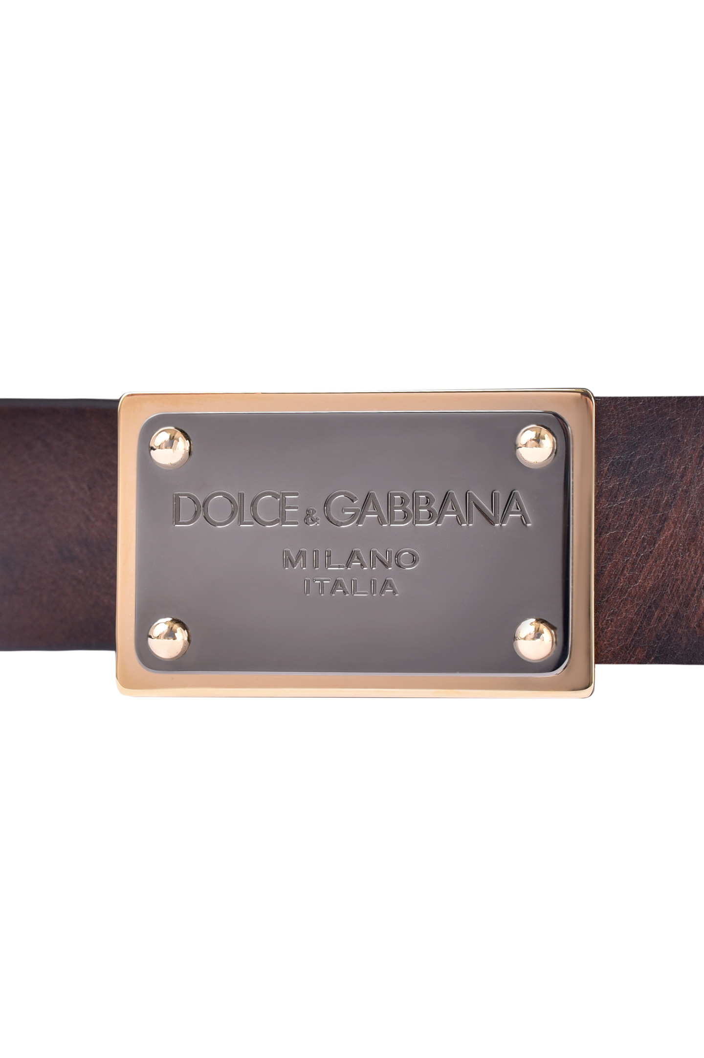 Ремень DOLCE & GABBANA BC4639 AX535, цвет: Коричневый, Мужской